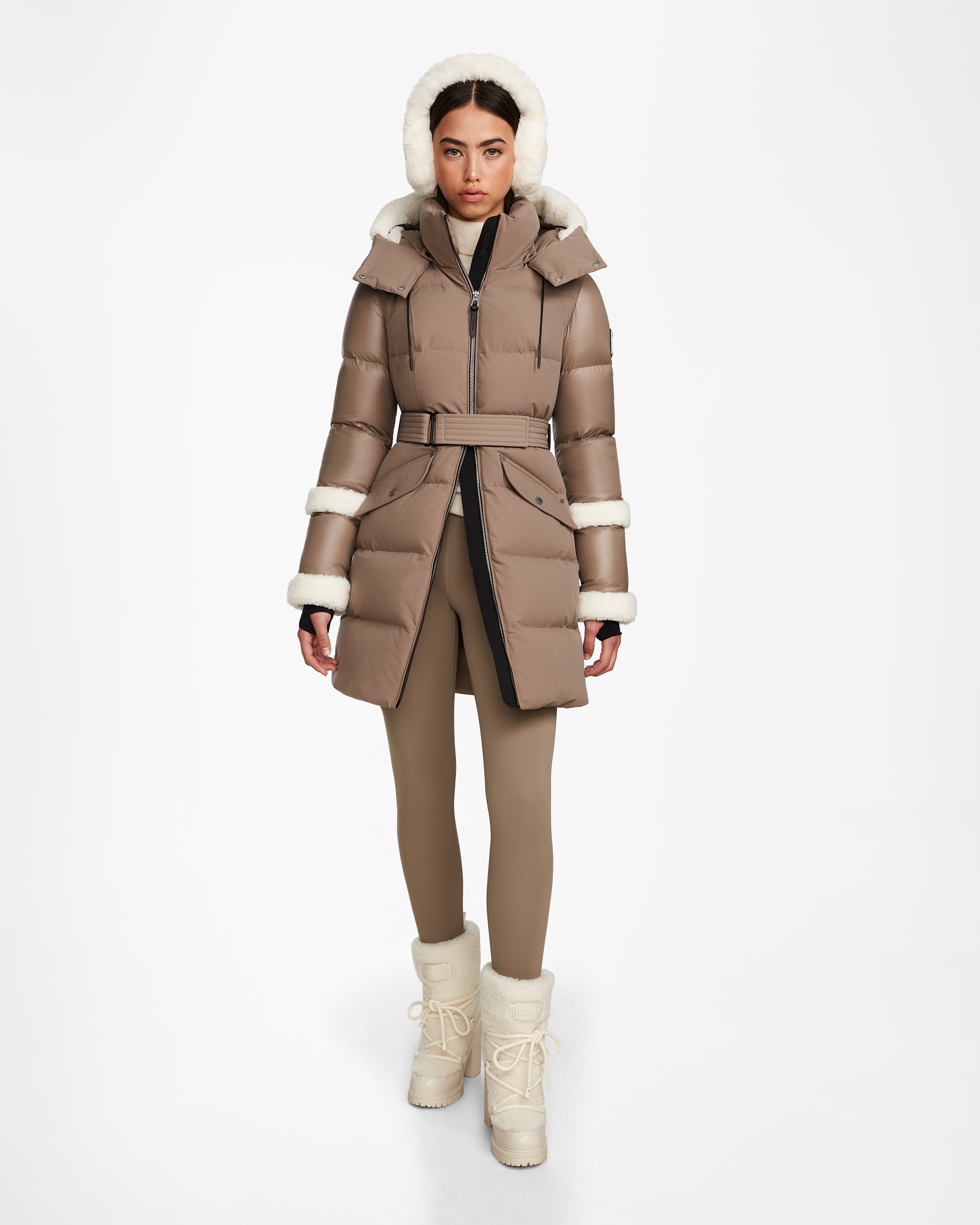 AUDREY L Down Puffer Jacket | Warm, Stylish & Windproof Winter