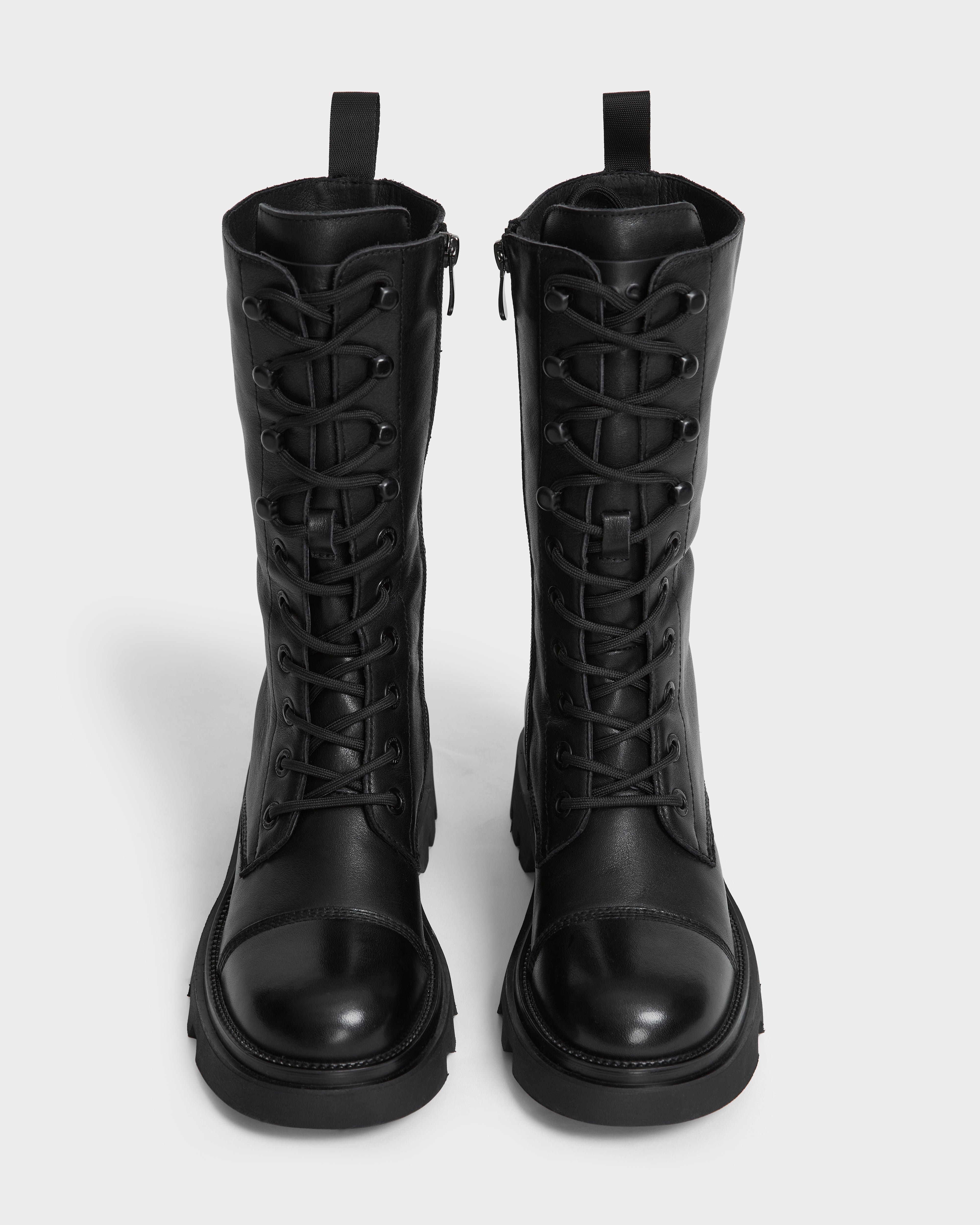 Women's Military Knee High Combat Boots Mepaouo Knee High