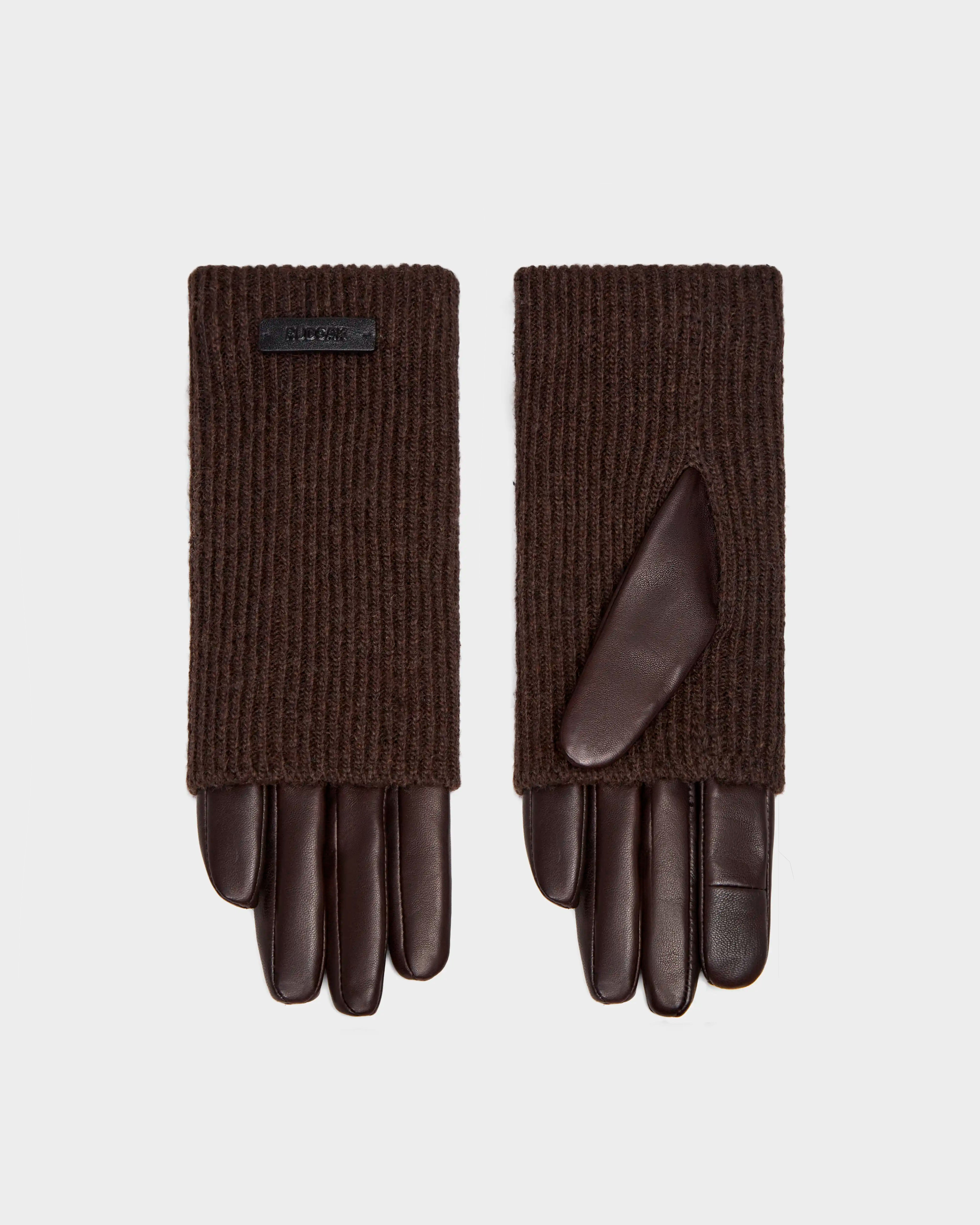 IRENE Merino Wool Glove Knit ニットブラウン 36 iRENE（アイレネ）の「Milano Rib Knit（ニット/セーター）」 - WEAR