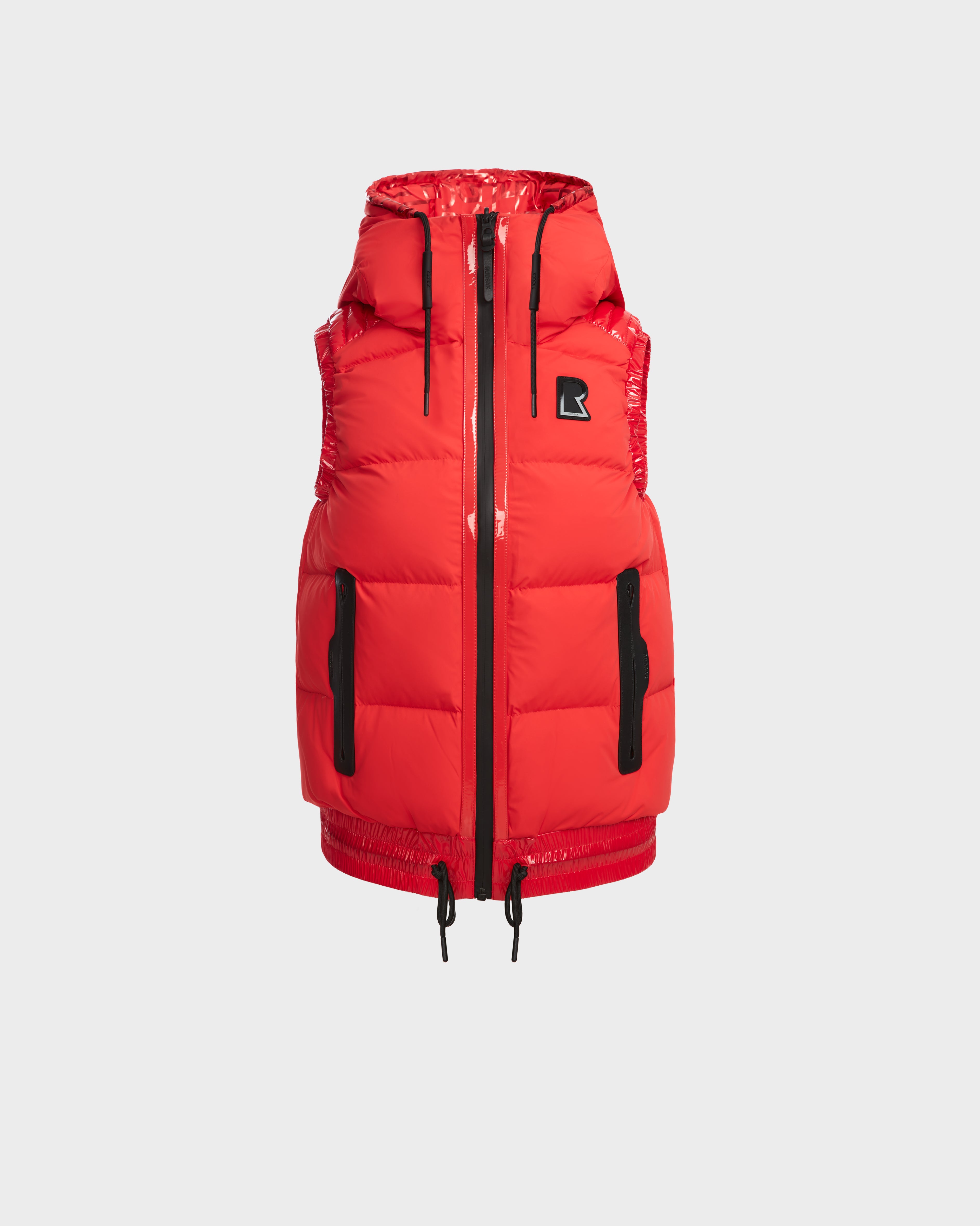 RUDSAK RAQUEL M Reversible Ski Vest Flame Red Style