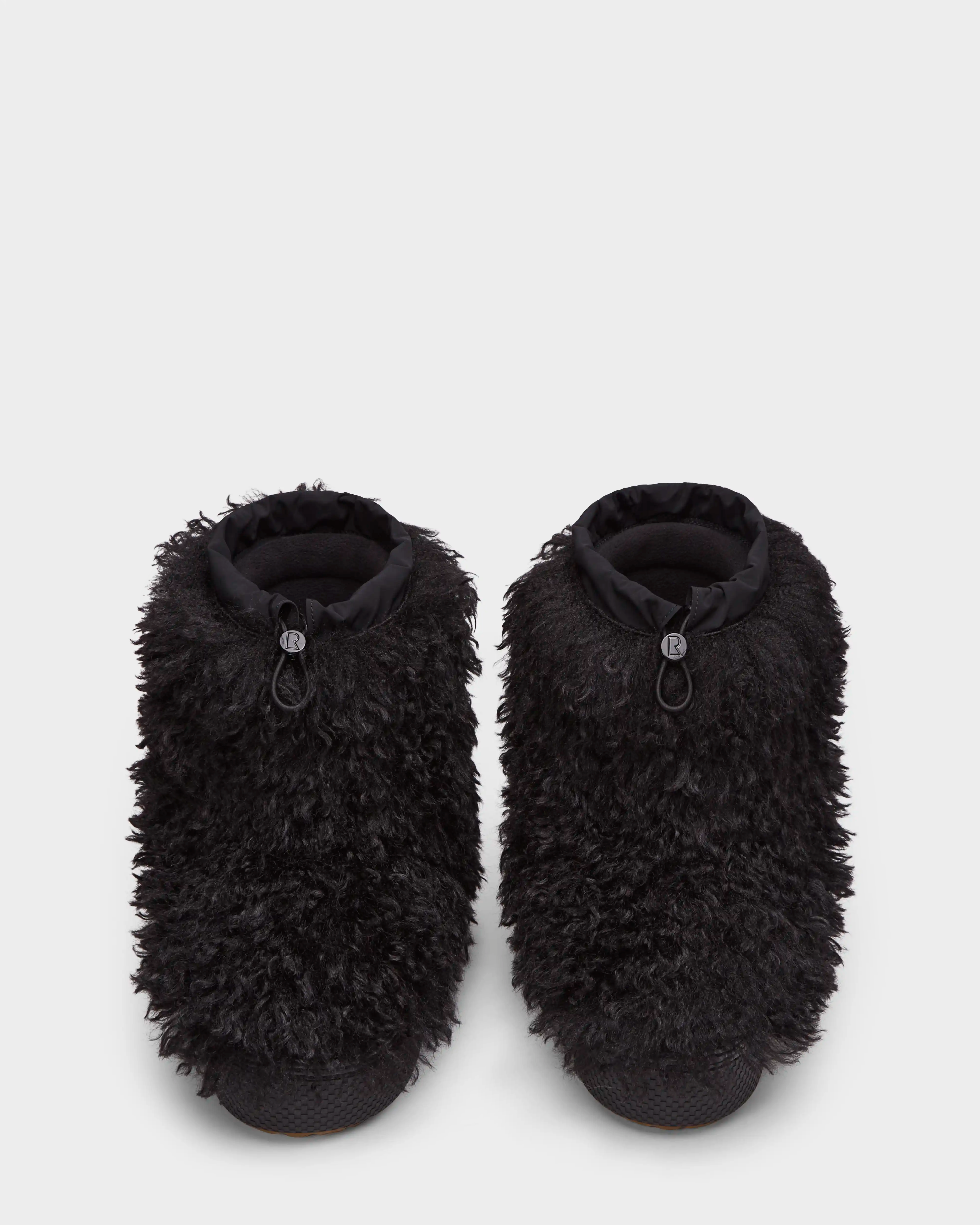 RUDSAK ROSSY Women's Mongolian Fur Winter Boots – Warm, Stylish