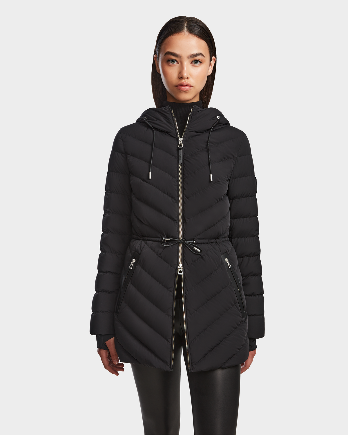 RUDSAK FRANCINE Black Women's Light Down Puffer - Style & Warmth