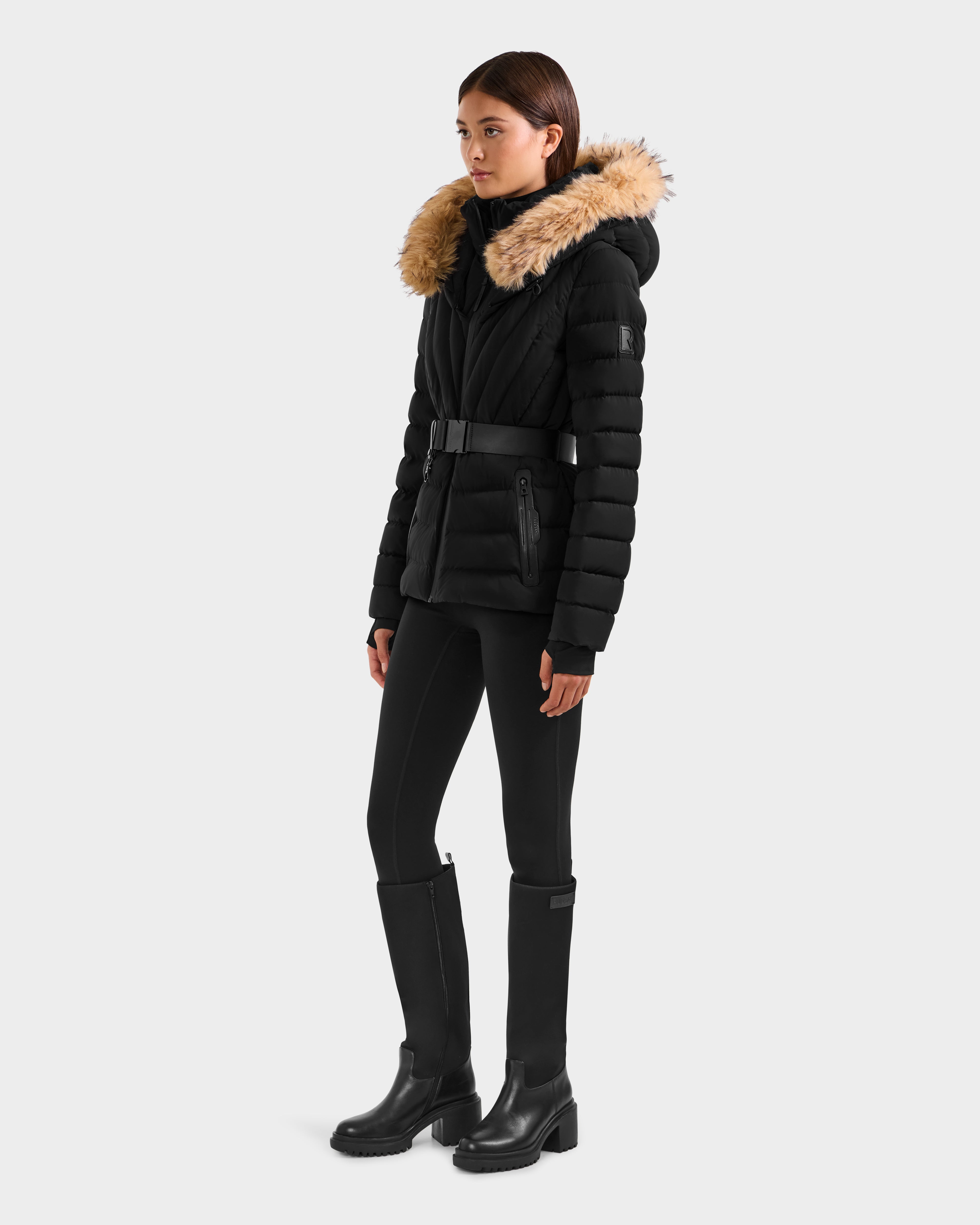 ALISA F L125527 Black Outerwear – Essential Style – Rudsak
