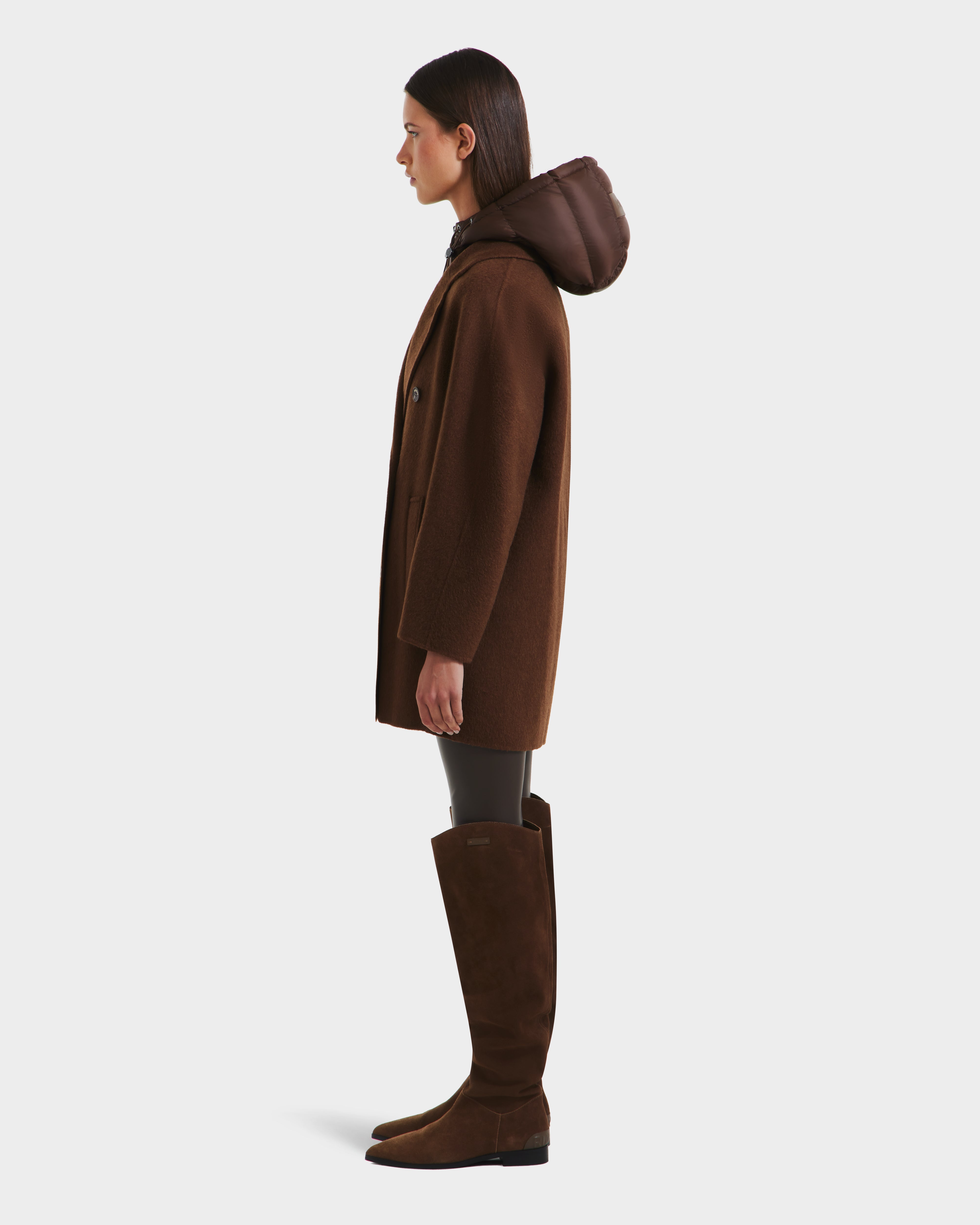 BETHANY 3-in-1 Luxury Wool-Silk-Yak Coat & Removable Down Vest