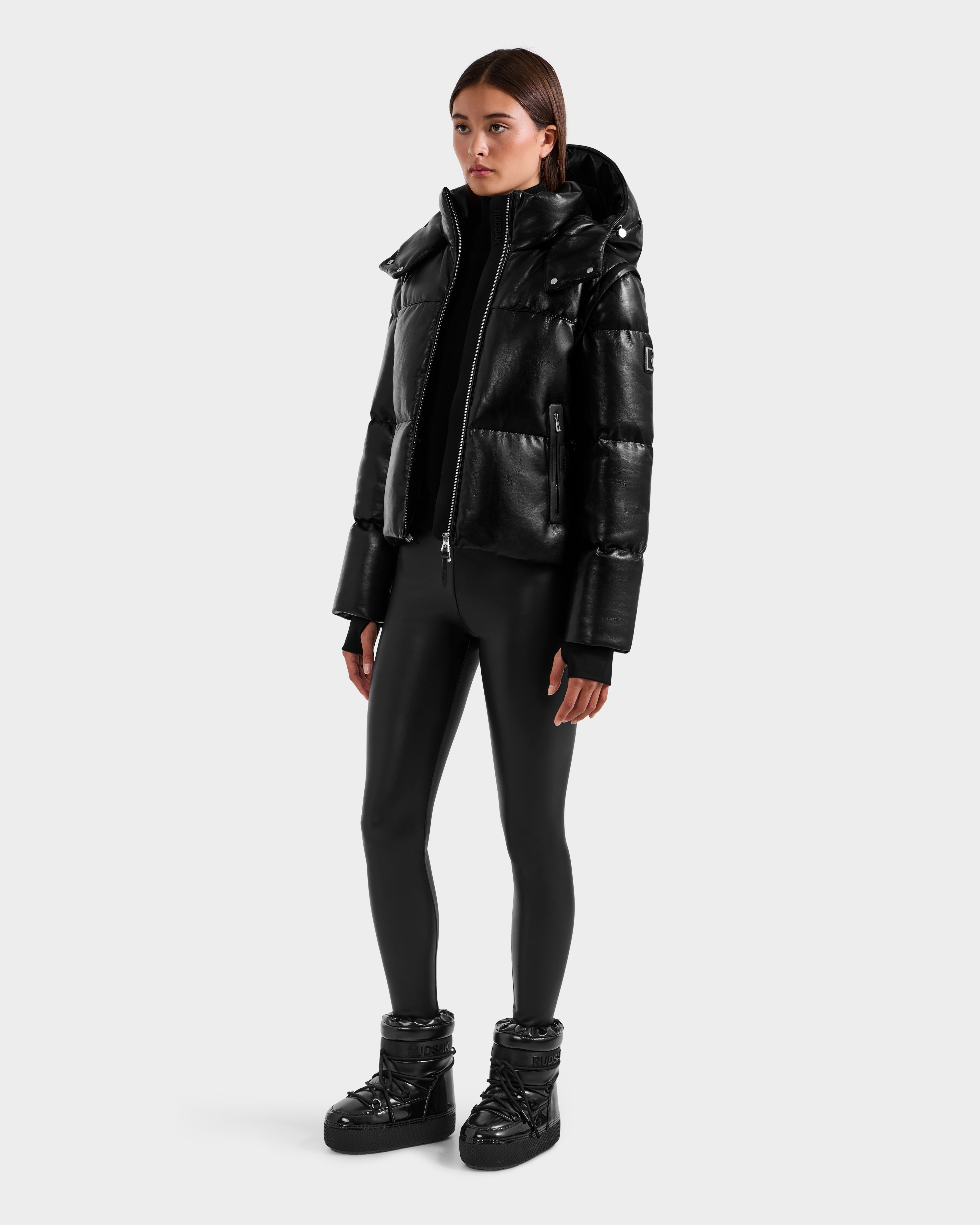 DELILAH PX Black Outerwear – Stylish & Versatile Jacket – Rudsak