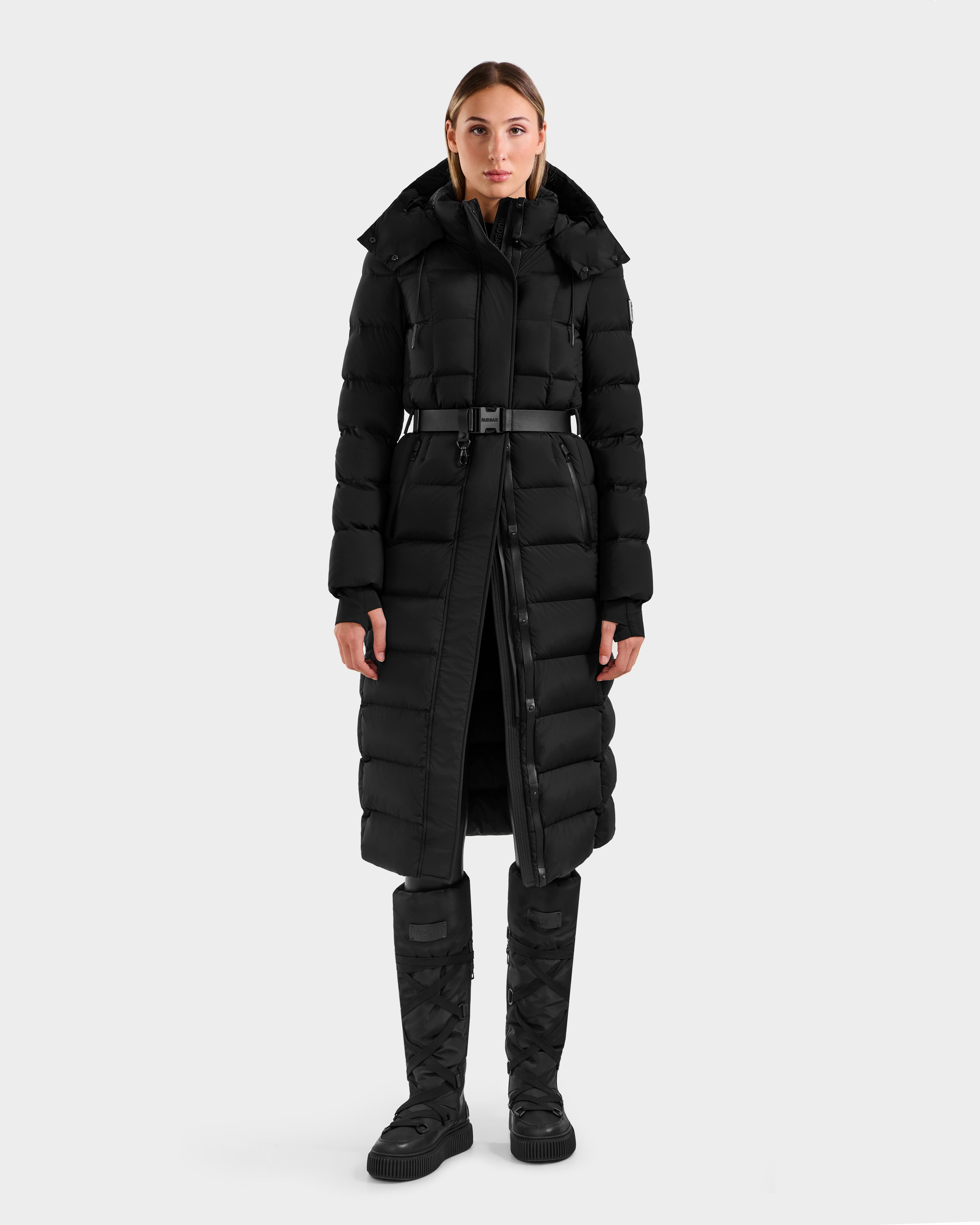 マ*ロ様 Sublations REVERSIBLE LINER HOODED FRIDA M-L Black Outerwear - Stylish & Versatile Jacket – Rudsak