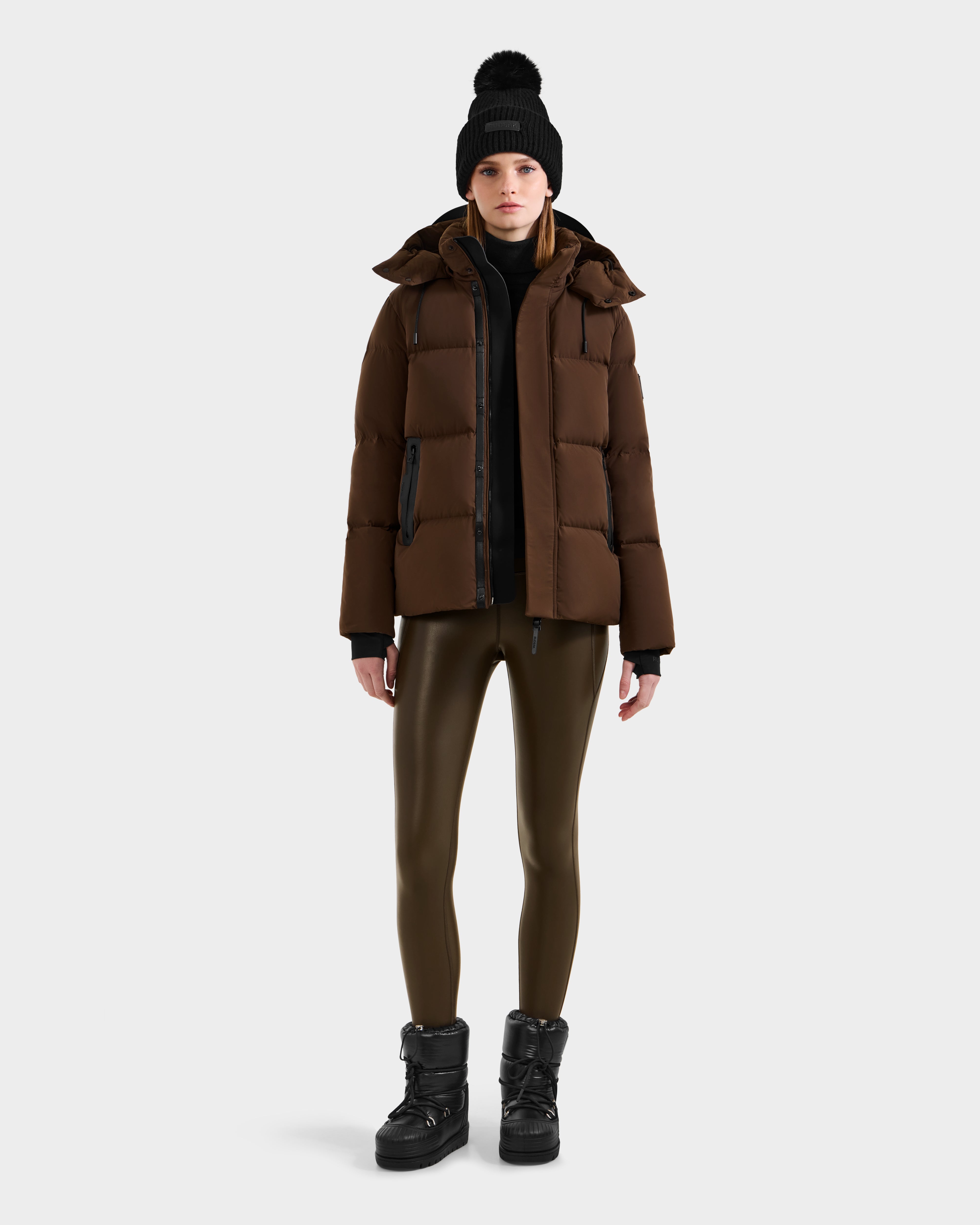 Plage MY_puffer フード Moose Knuckles Dugald Puffer Coat – Puffer Reds