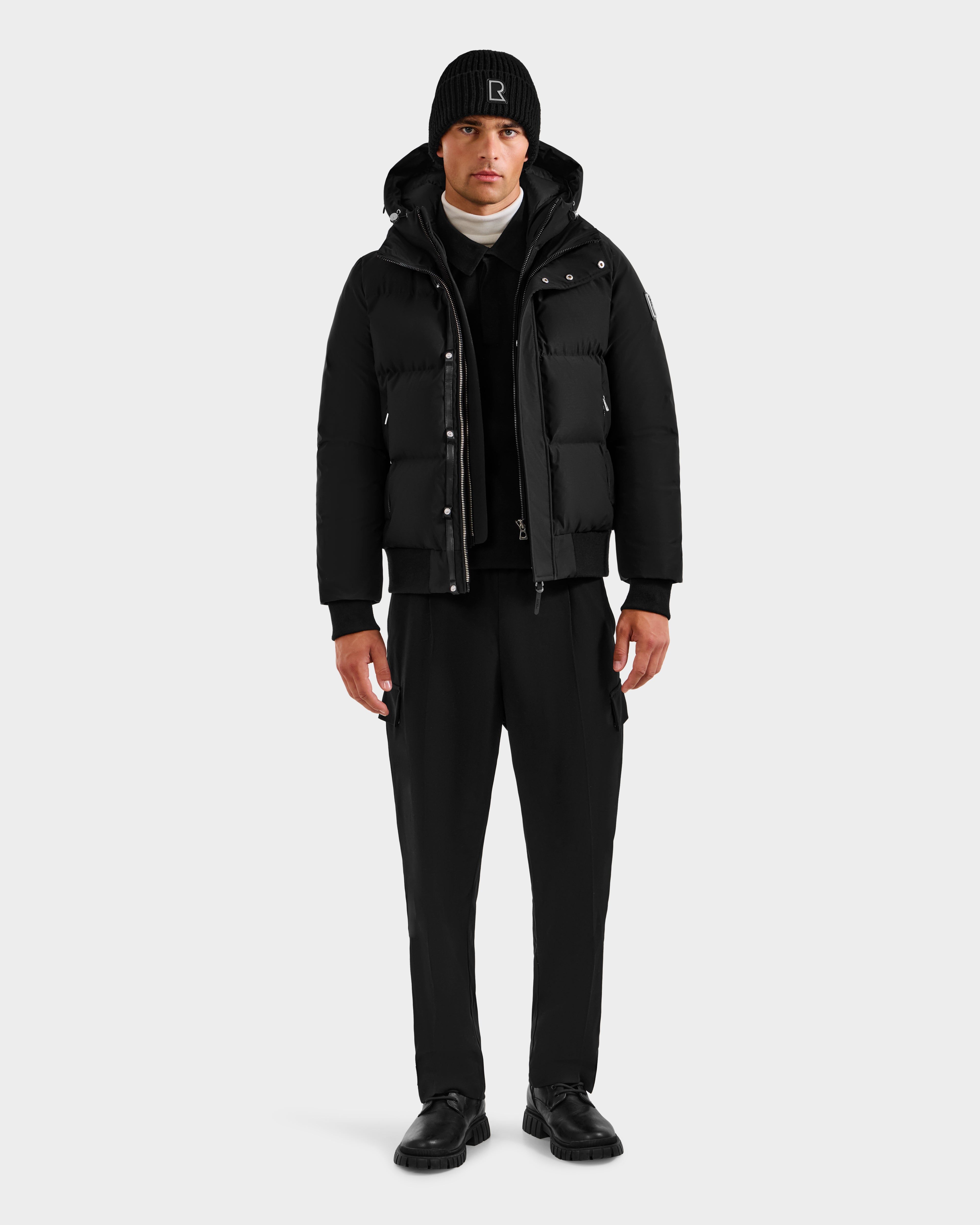 RUDSAK JORDY H Men's Quilted Down Bomber - Winter Warmth & Style