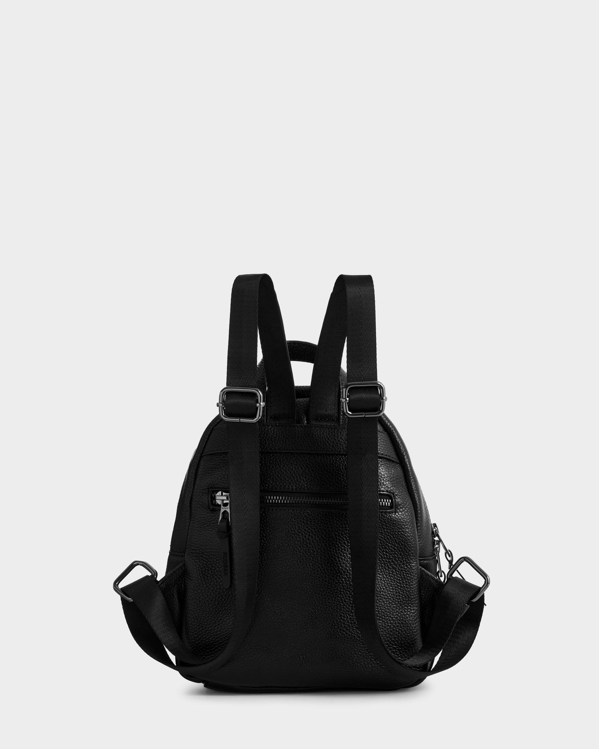 RUDSAK KATTY Black Leather Mini Backpack – Stylish & Practical