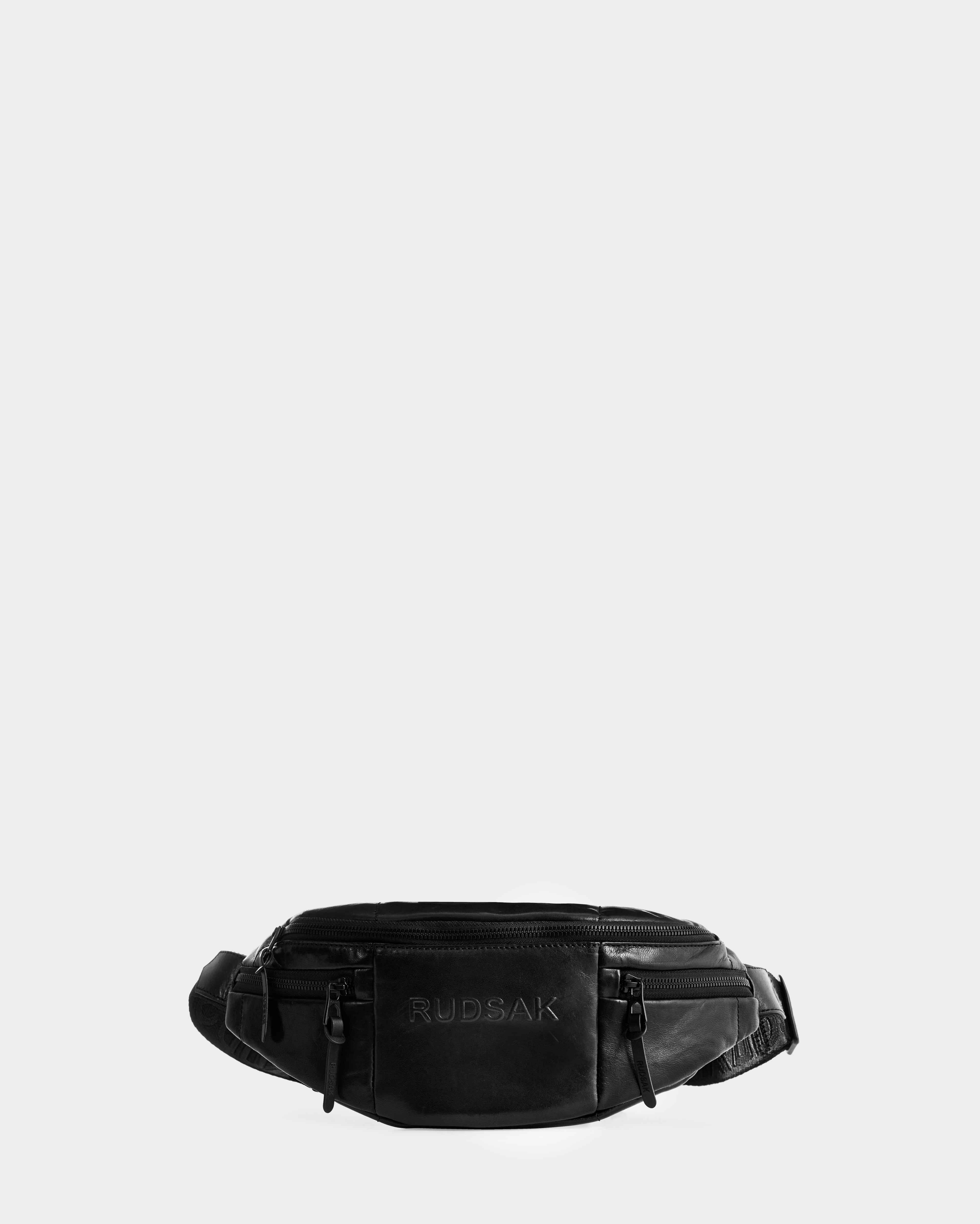 THE RERACS | BELT BAG(BLACK×BLACK) Solid Black Everyday Belt Bag | LeSportsac