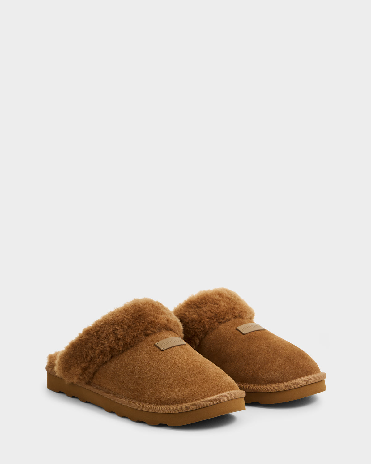 RUDSAK WILBER Men's Suede Slipper | Plush Shearling Comfort – Rudsak