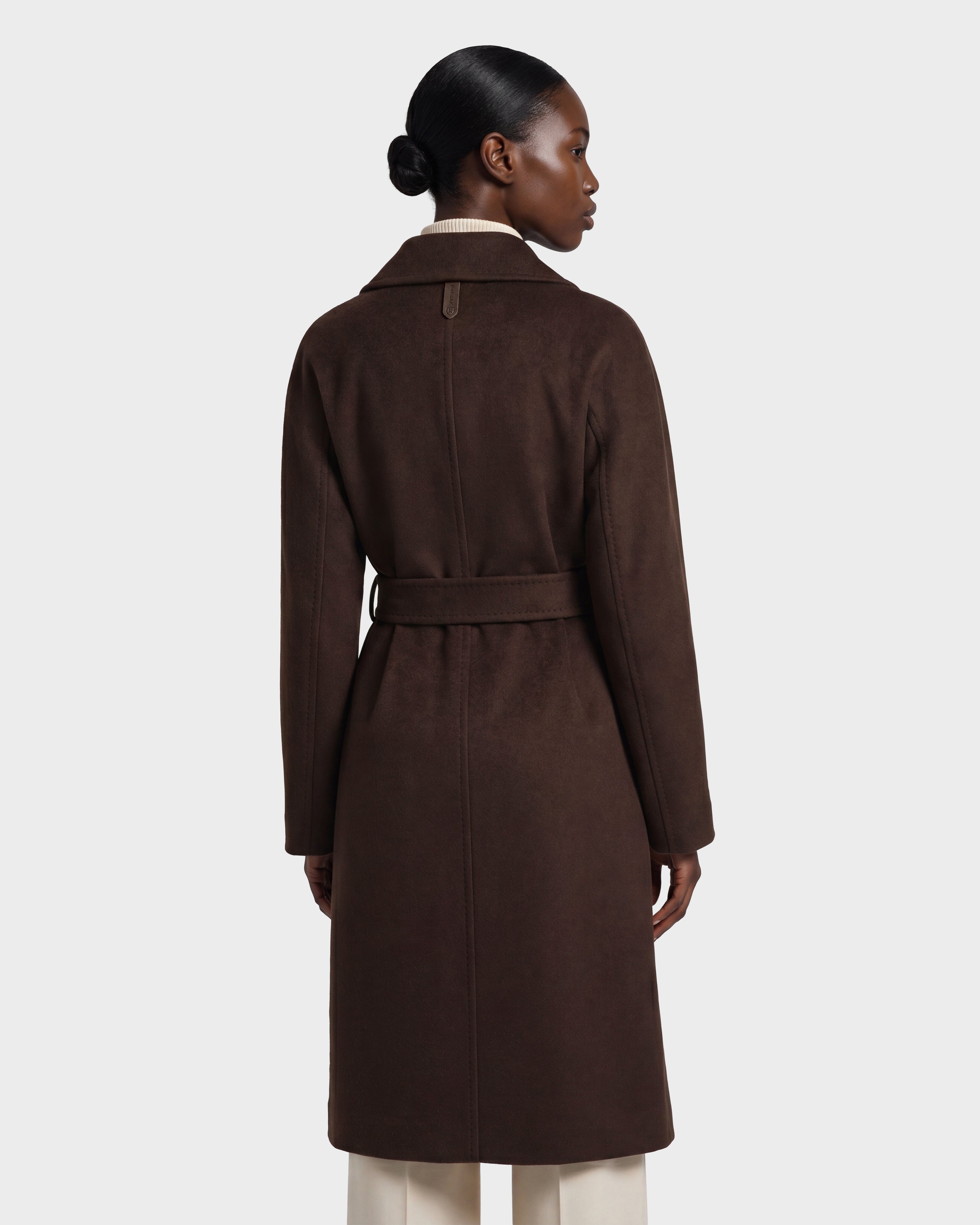 【完売品】KARRY long boa coat brown RUDSAK KOURT W Women's Luxurious Wool-Cashmere Belted Coat – Rudsak