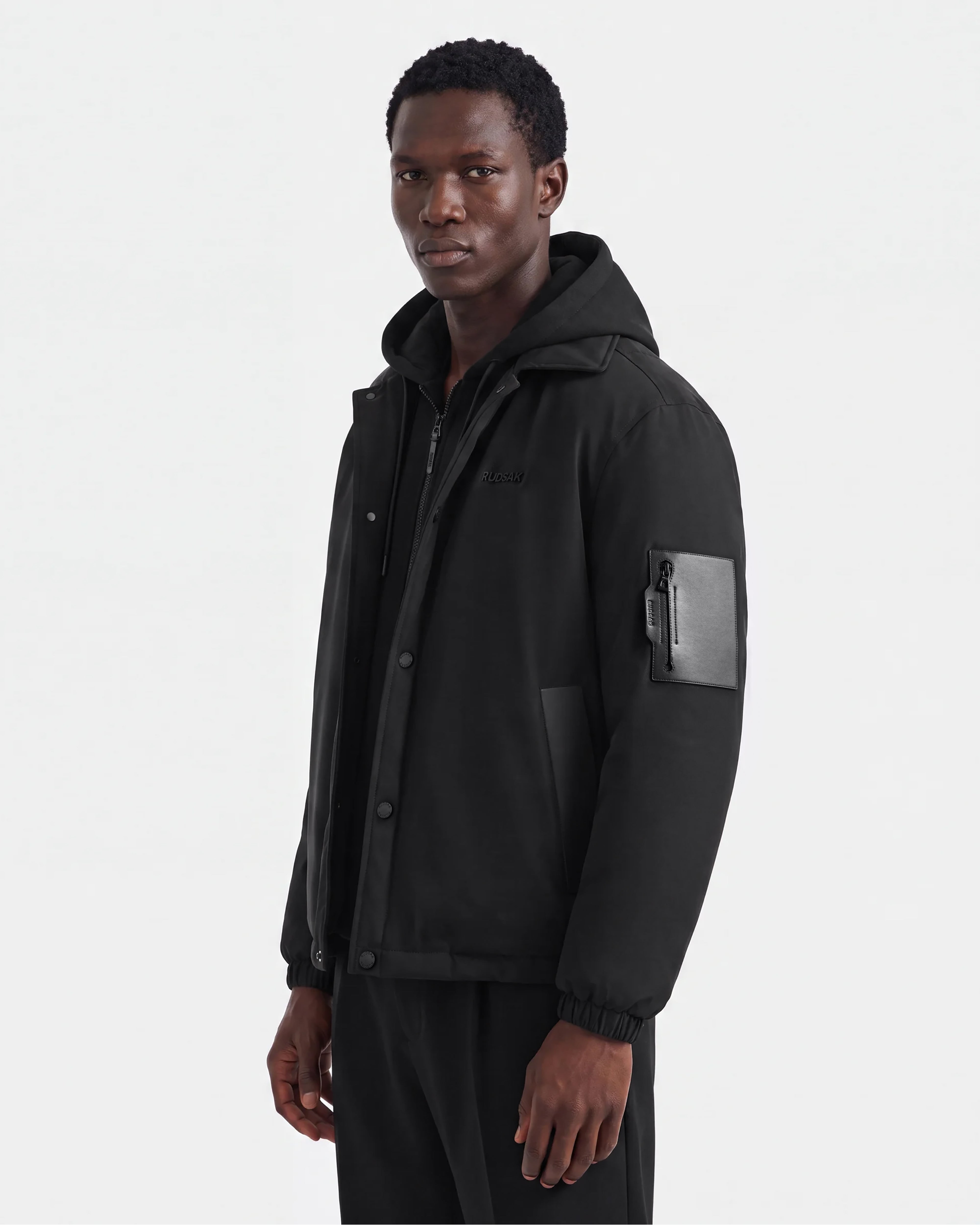 RUDSAK LUCA Men's Black Down Jacket – Versatile & Weather
