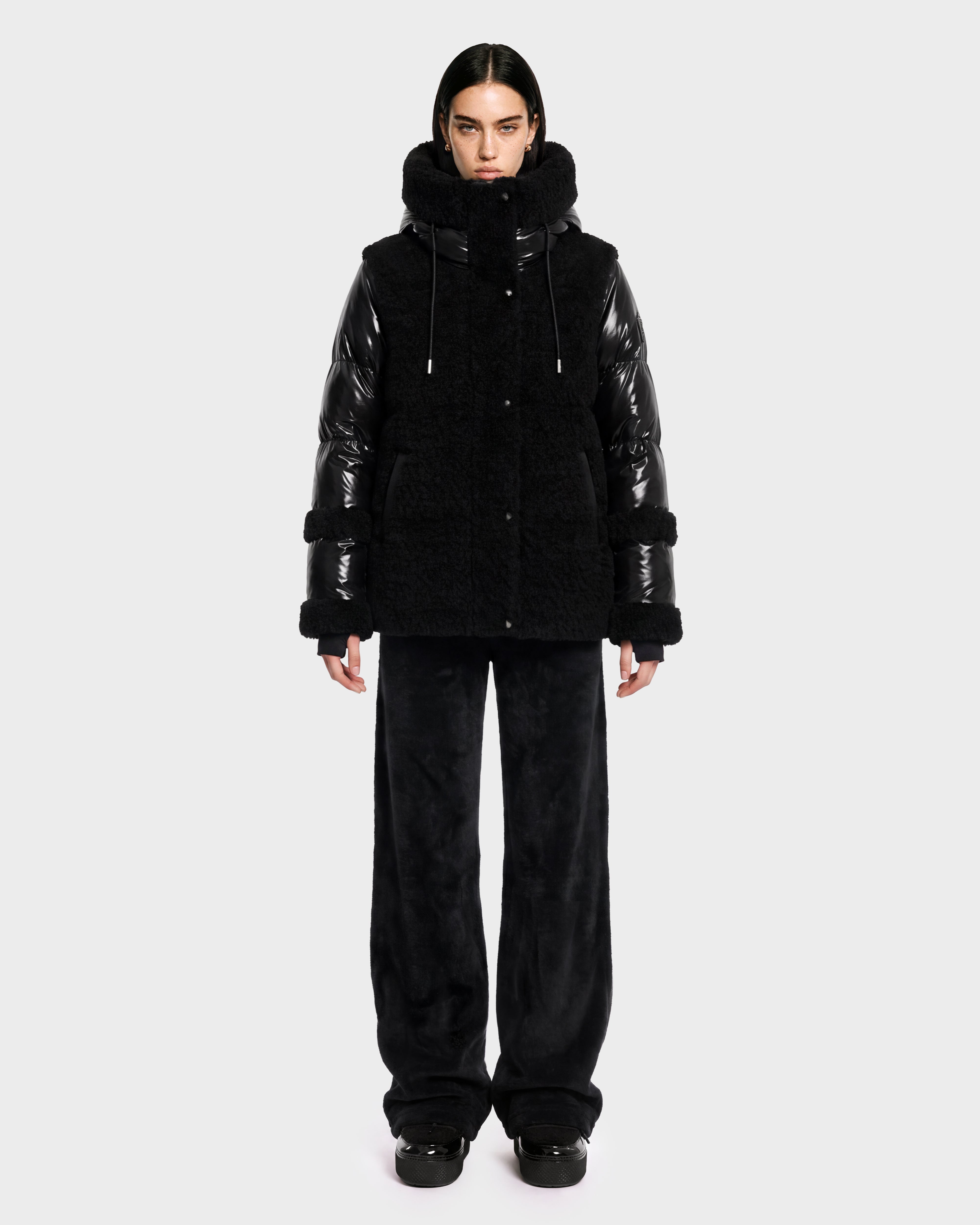 ROSHAS ロシャスコート　38（IT）ブラック MARISSA - 8126728 Black – Rudsak