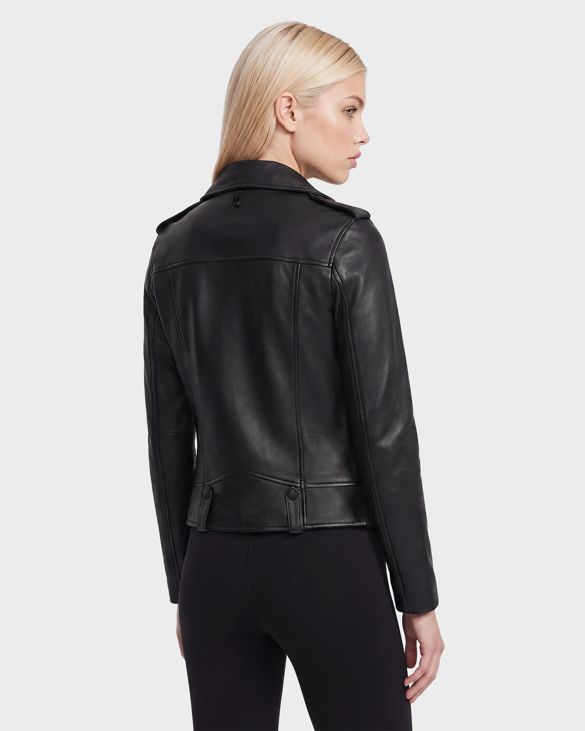 Women's leather jacket MERGO BLACK | RUDSAK – Rudsak
