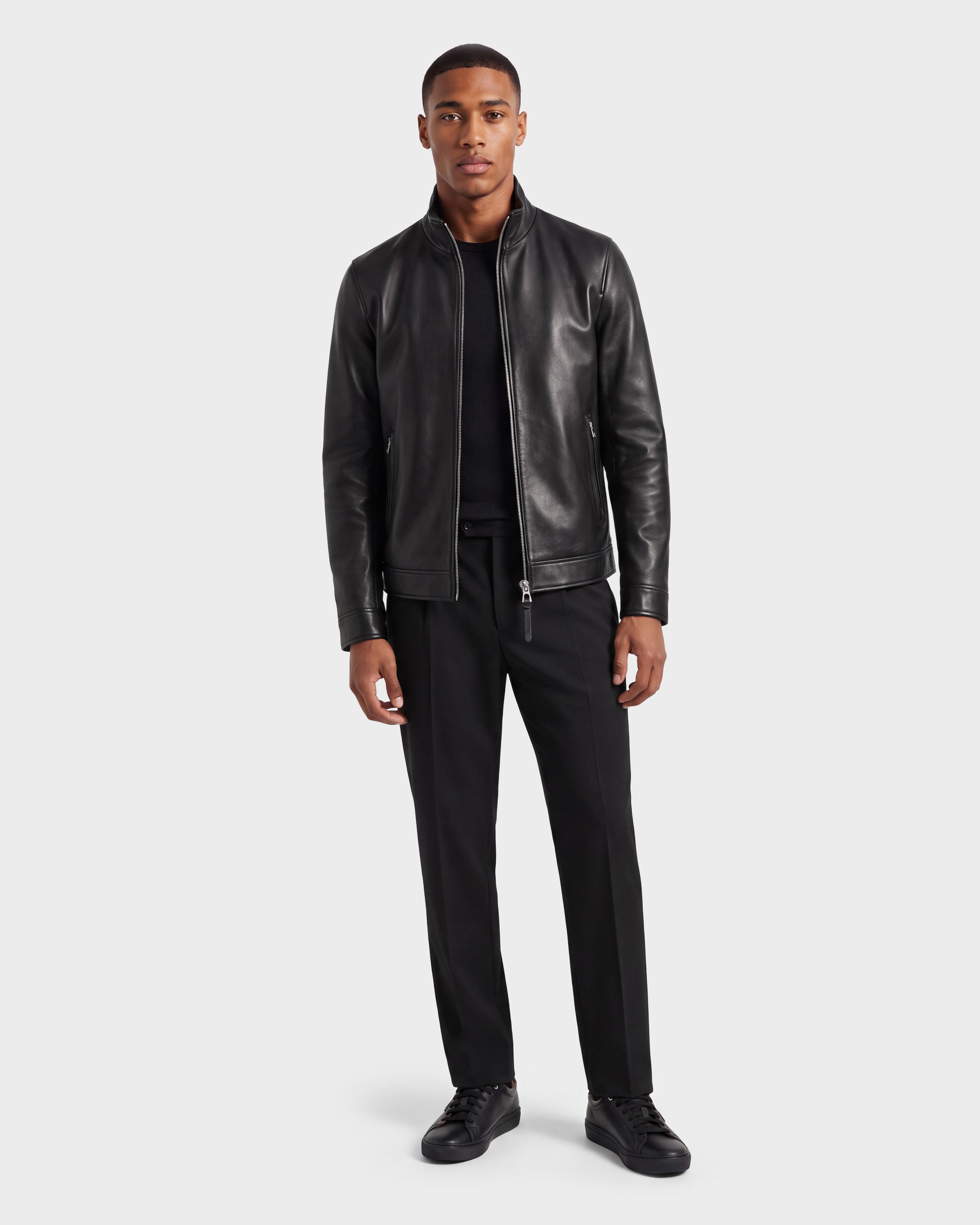 Hender Scheme Malkovich サイズ4 ブラック レザー FW26_Steven_6124541_Black_Men_