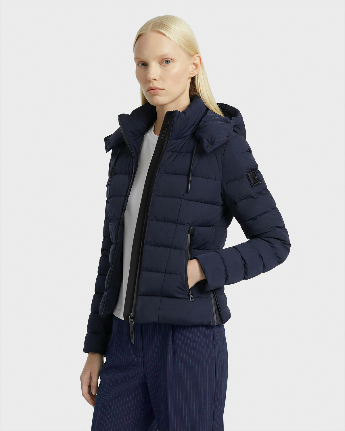 MELISSA RUDSAK Women's Lightweight Down Jacket | Fitted & Water