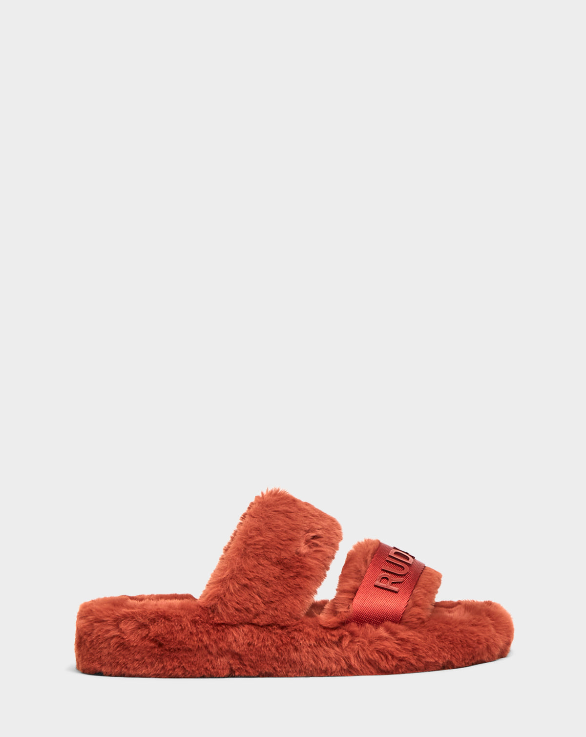 Orange ugg 2025 fur slides