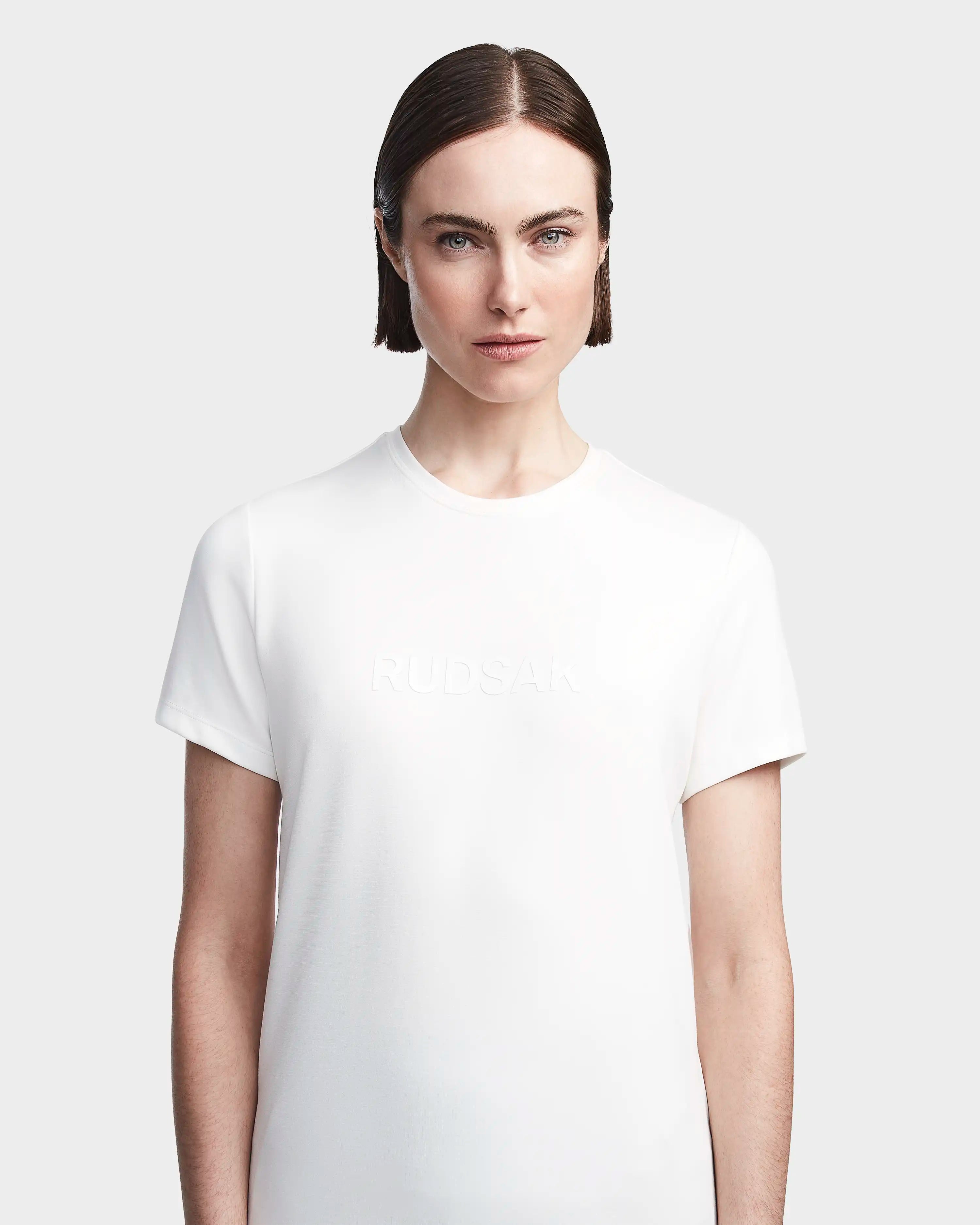 Women's Essential Logo T-shirt TIFFANY Optic White