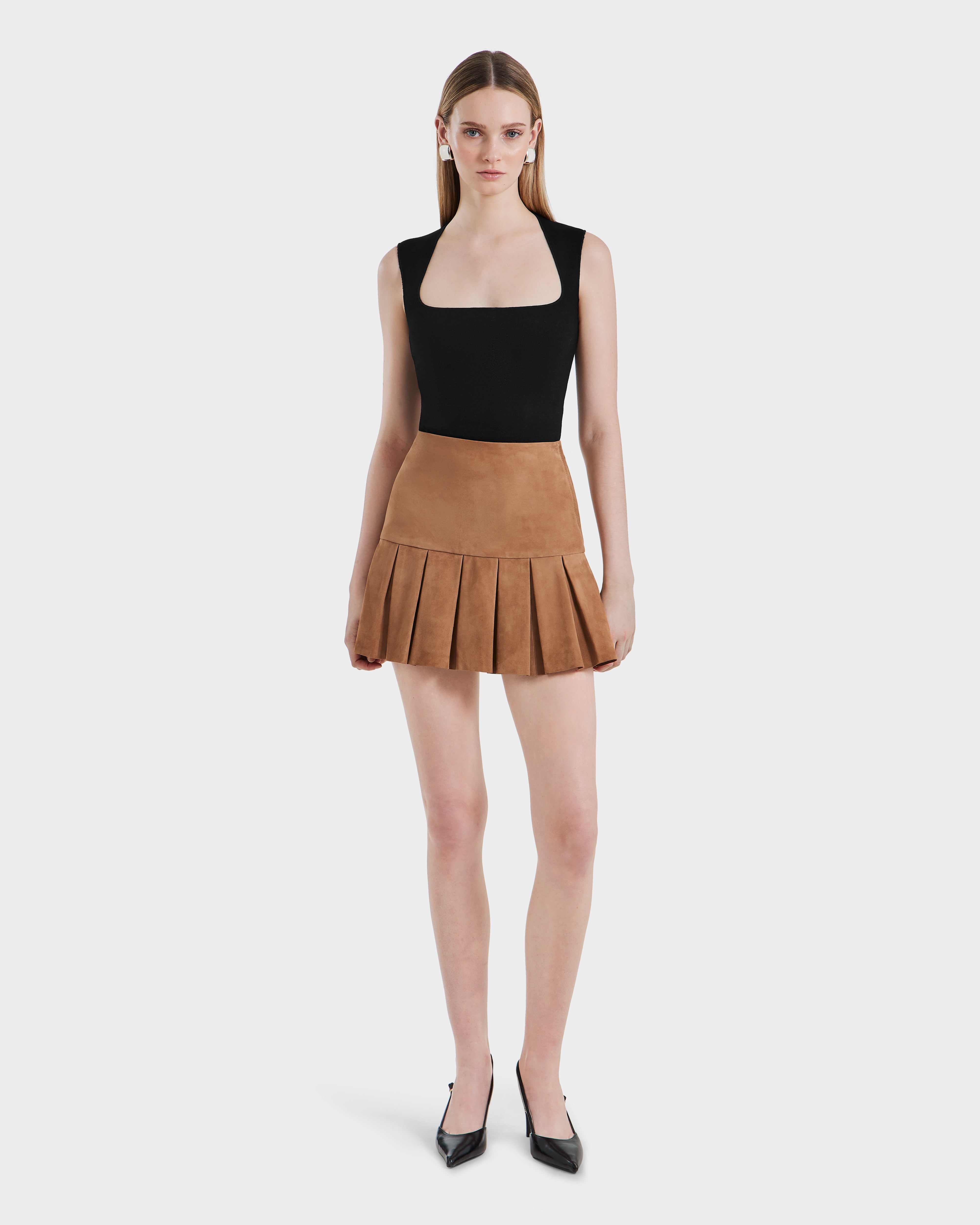 レディースウェア RUFFLOG ADJUSTABLE SIDE POCKET PLEATED TR25_SolangeS_8525054_Almond_W