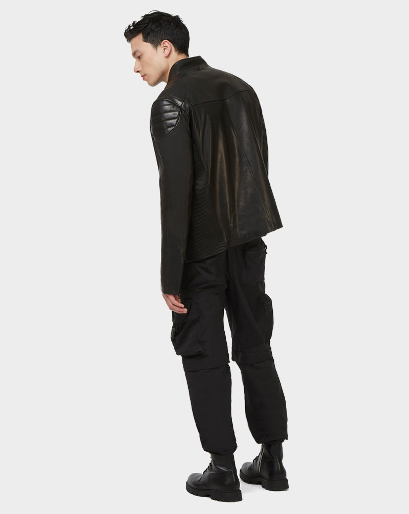 Men's Black Leather Jacket JOE | RUDSAK – Rudsak