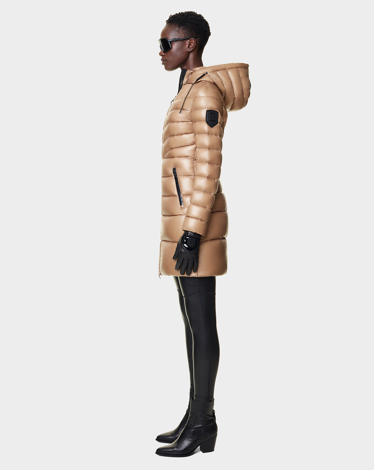 MODGE Manteau en duvet pour femmes patchwork veste en duvet à capuche  vêtements d'extérieur décontractés chaleur manteaux d'hiver pour femmes  (couleur : kaki, taille : S) : : Mode