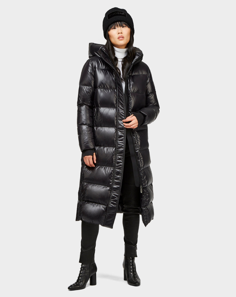 Women's Down Puffer AVA Black RUDSAK – Rudsak