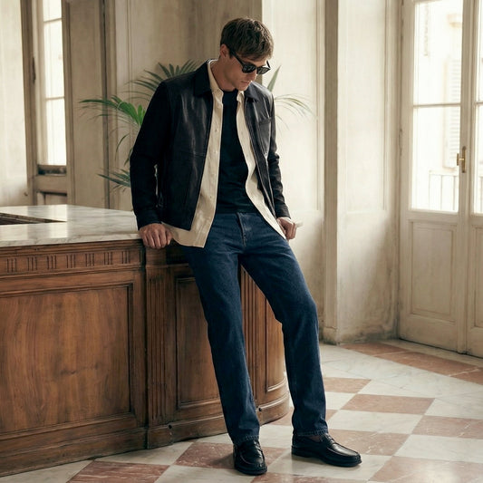 Men's Leather Jacket Style 2026: The Minimal Shift