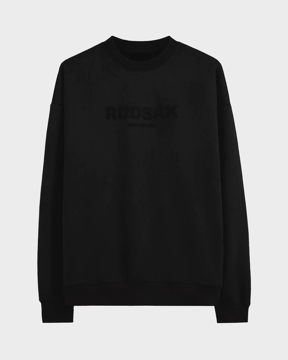Black crew neck 2024 sweatshirt