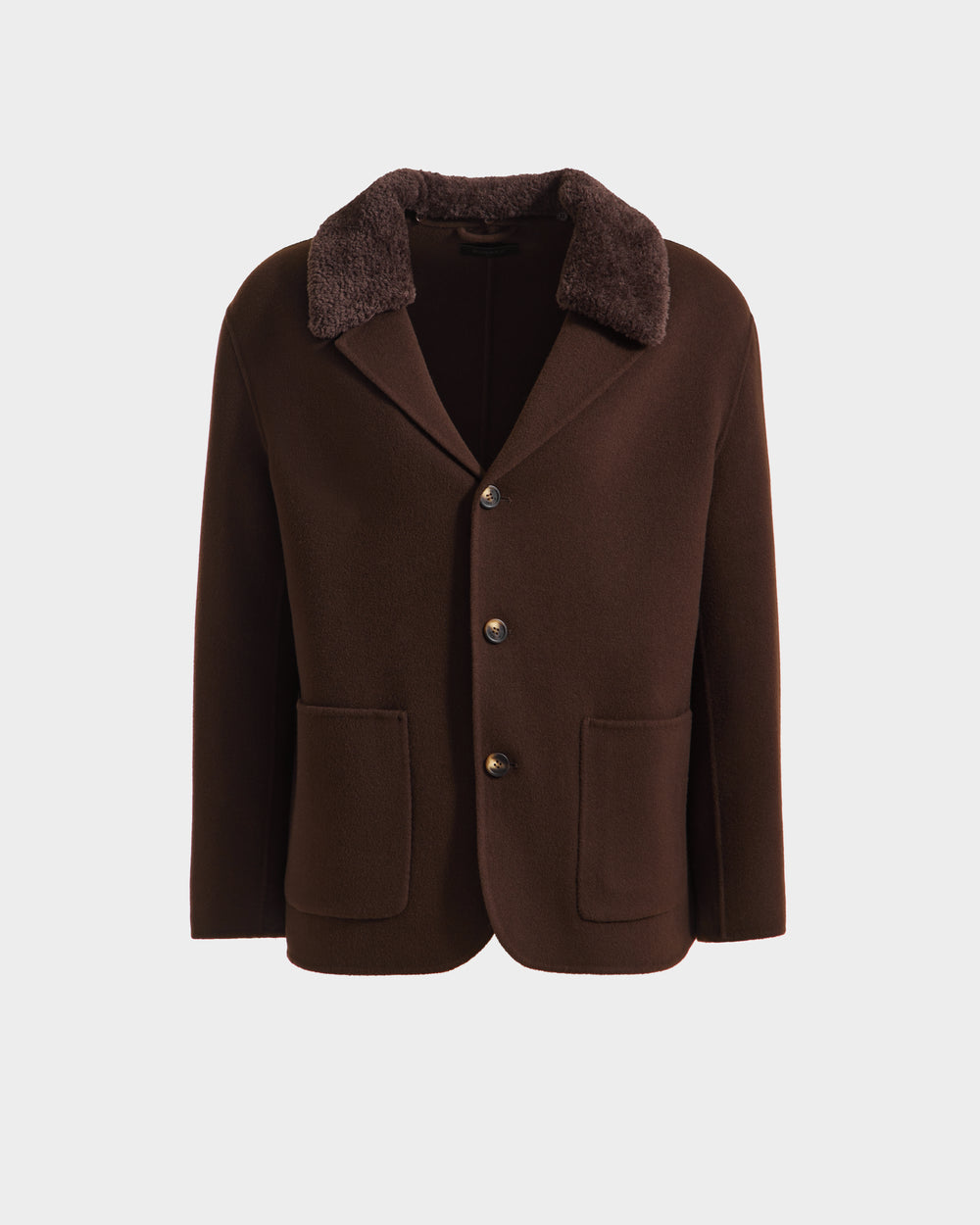 RUDSAK AIDEN Men's Wool-Blend Coat | Removable Faux Shearling – Rudsak