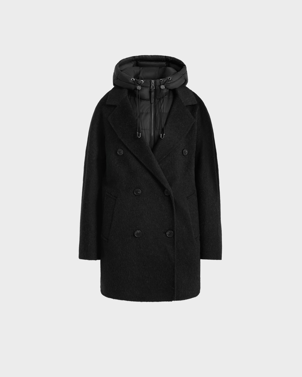 RUDSAK BETHANY 3-in-1 Modular Wool-Silk-Yak Coat & Down Vest – Rudsak