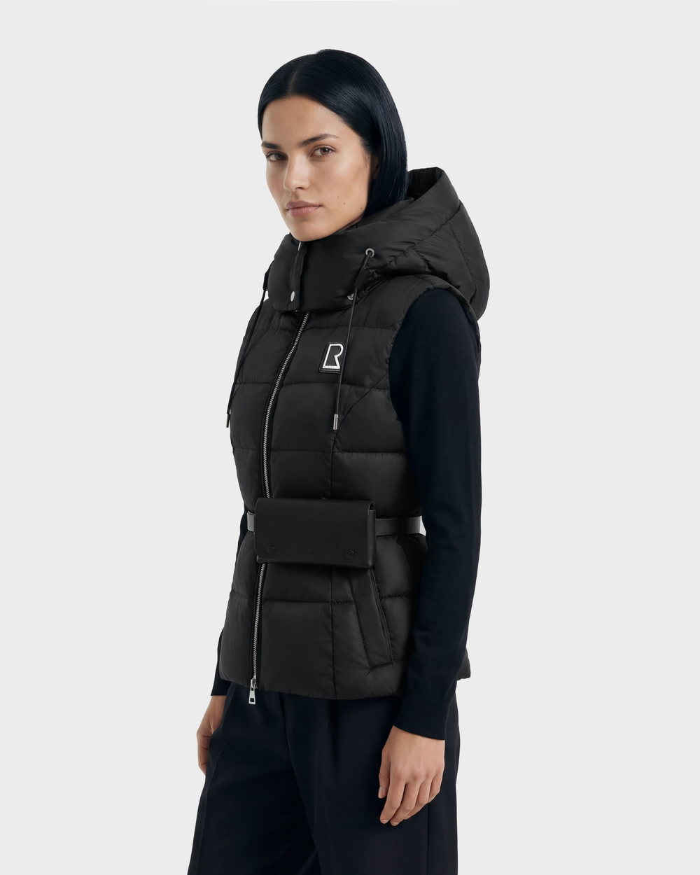 RUDSAK Cassidy N Black Women's Down Vest | Warmth & Versatility