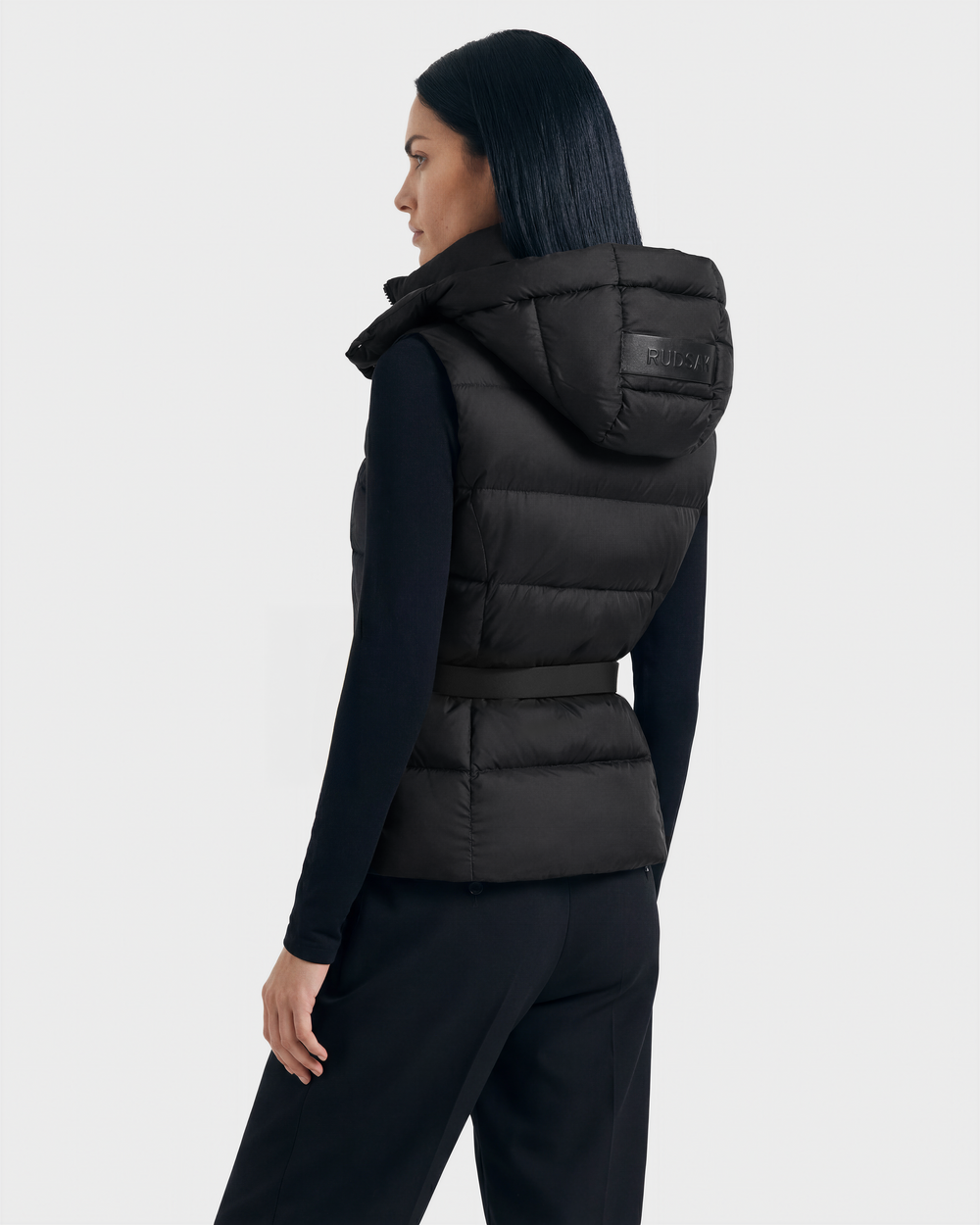 RUDSAK Cassidy N Black Women's Down Vest | Warmth & Versatility
