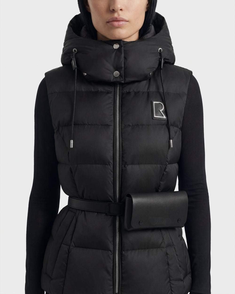 RUDSAK Cassidy N Black Women's Down Vest | Warmth & Versatility
