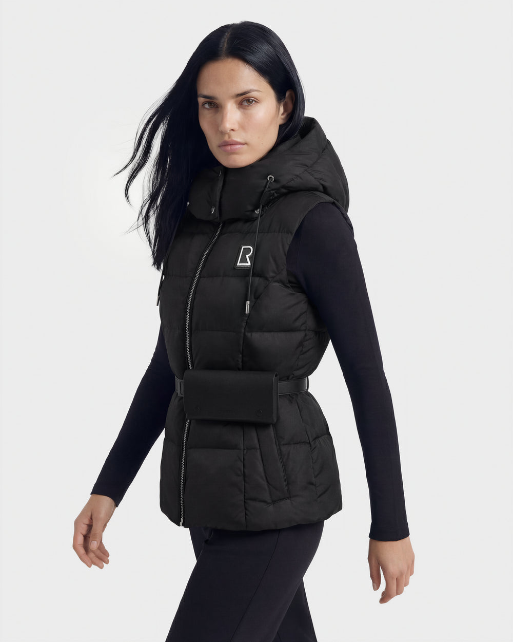 RUDSAK Cassidy N Black Women's Down Vest | Warmth & Versatility