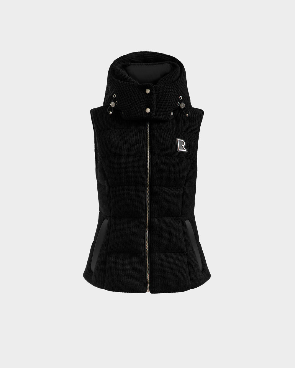 RUDSAK Cassidy Women's Black Down Vest | Wool-Blend, Removable RUDSAK Cassidy Women's Black Down Vest | Wool-Blend, Removable