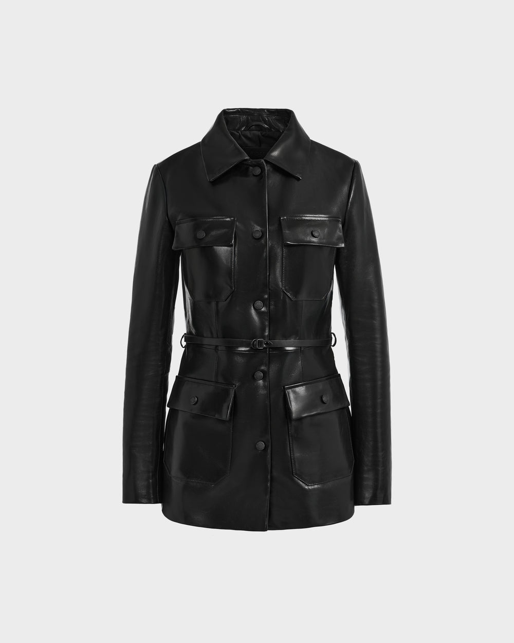 RUDSAK DANICA Women's Elegant Black Tailored Leather Jacket – Rudsak