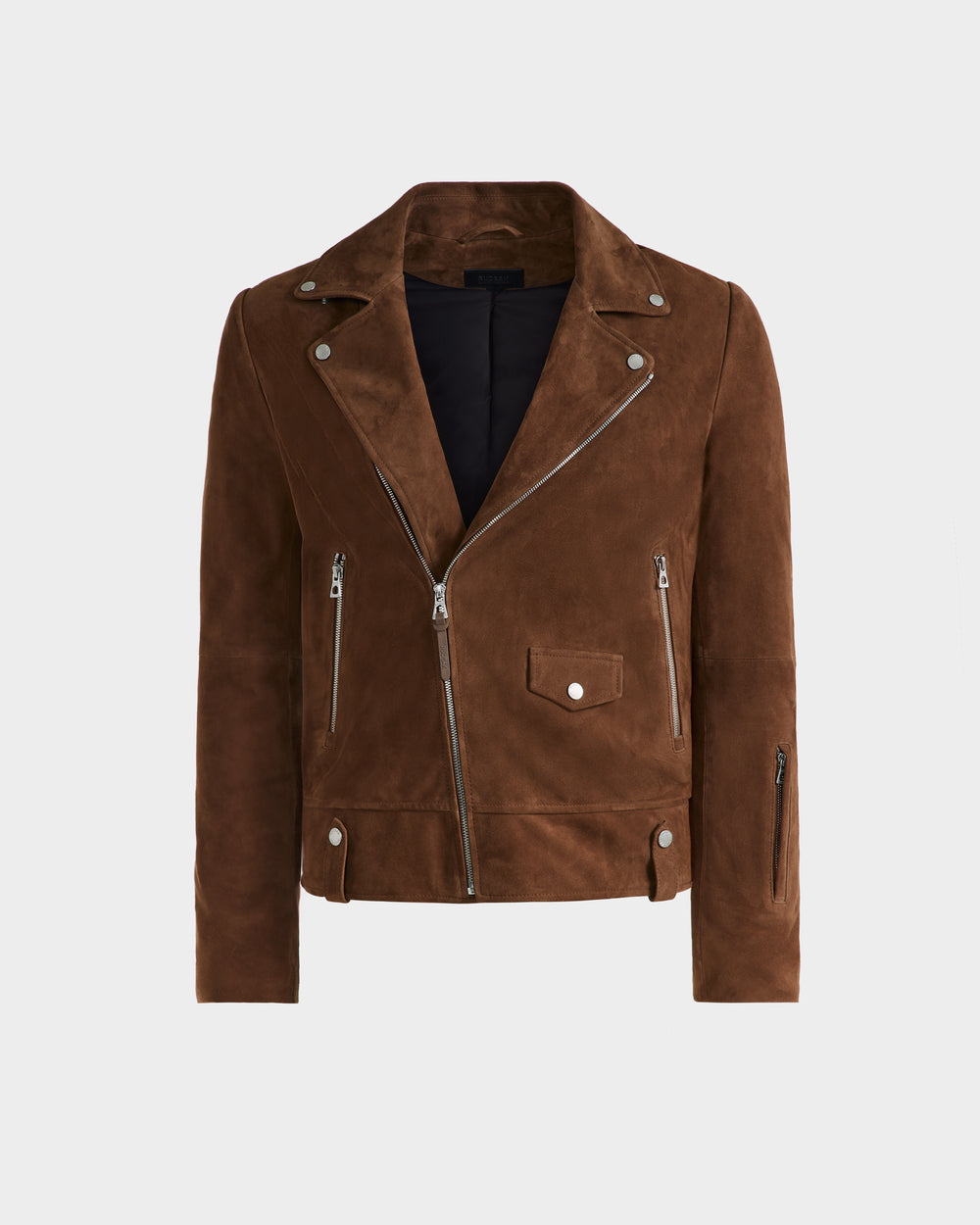 DAREG SU Mocha Suede Biker Jacket | Elegant, All-Season Style – Rudsak