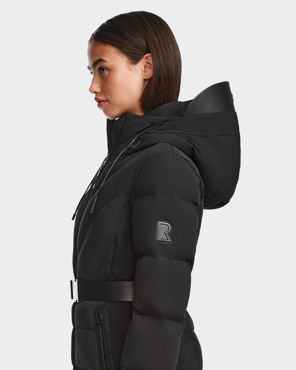 Enzah femmes Noir Puffer Down chaleur et style sur mesure – Rudsak