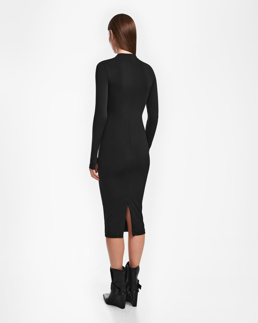 AGNES Black Bodycon Stretch Dress by RUDSAK | Zip-Up Front Rudsak AGNES Black Bodycon Stretch Dress by RUDSAK | Zip-Up Front Rudsak