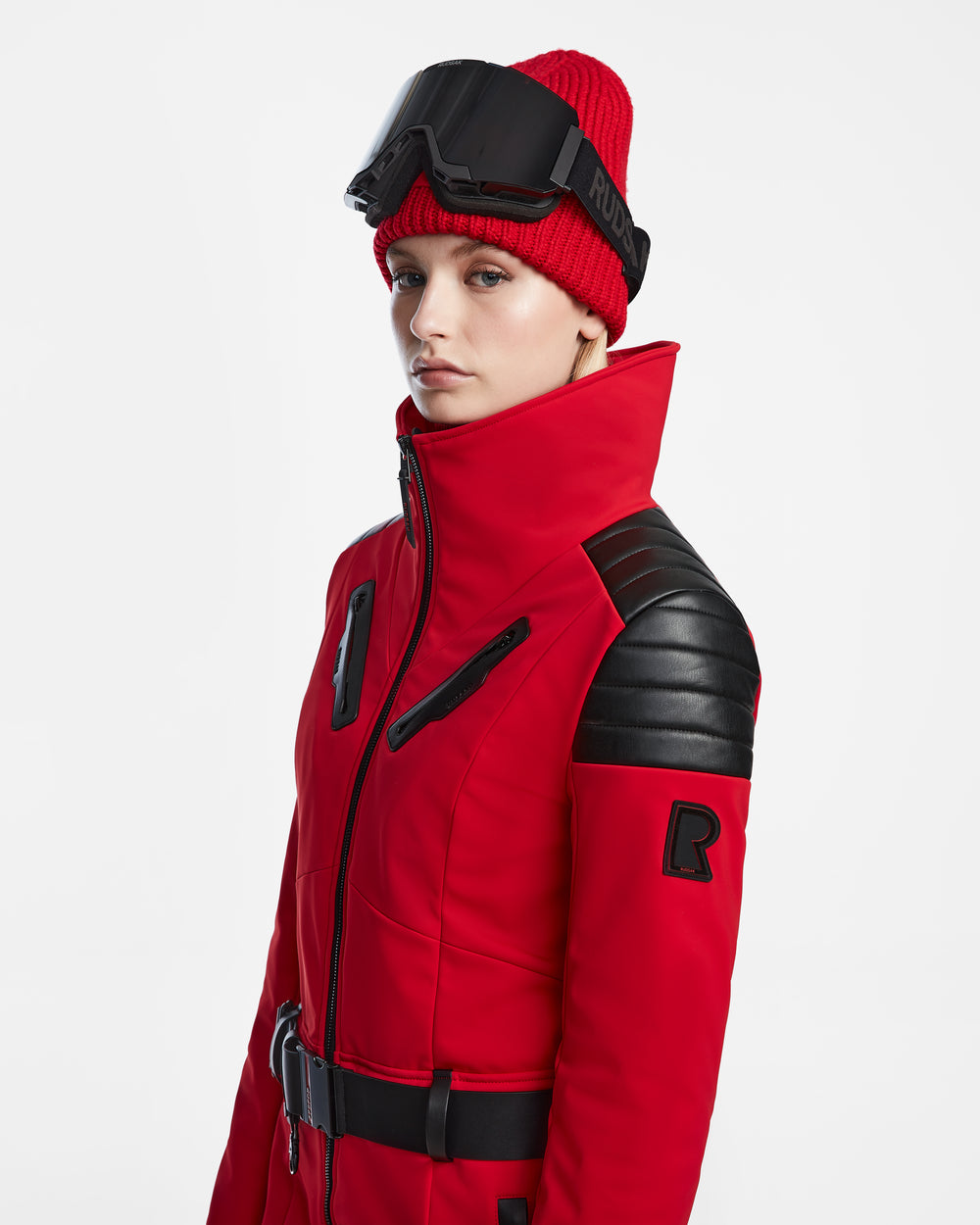 RUDSAK ARLEY Flame Red Women's Ski Suit | Tech & Style – Rudsak
