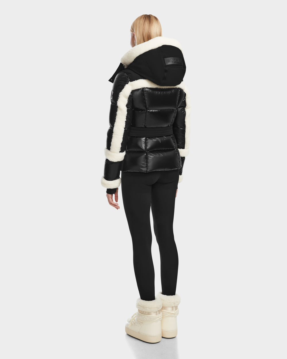 AUDREY Black Down Puffer Jacket | Warm, Stylish & Sustainable – Rudsak