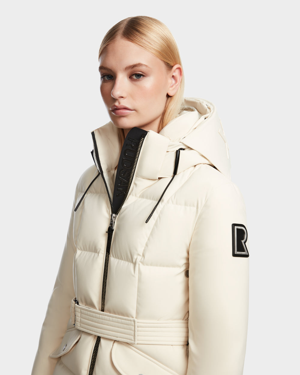 Women's maxi belted down puffer CALI ICELAND | RUDSAK – Rudsak