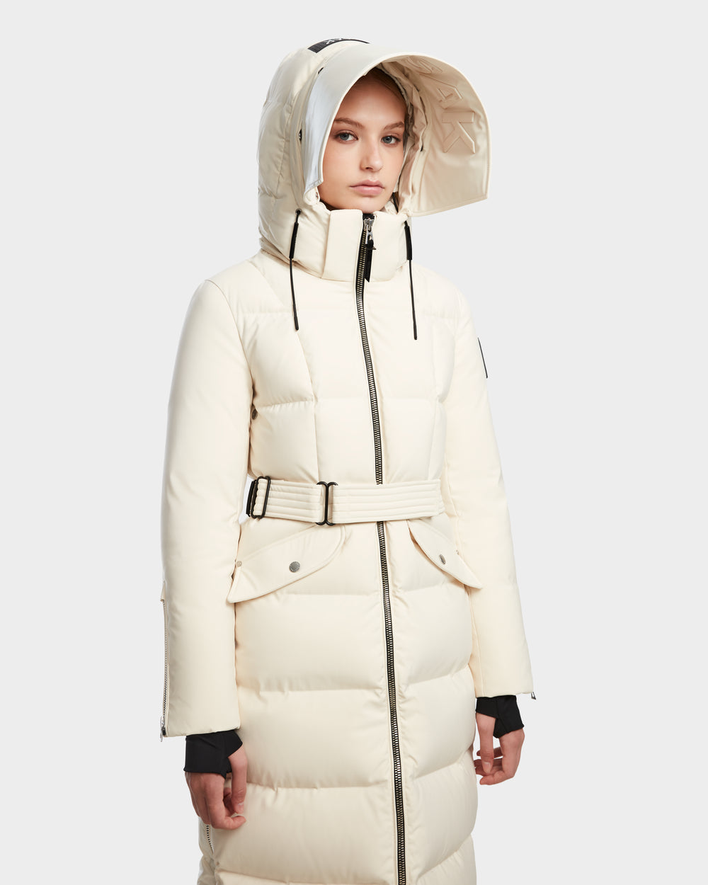 Women's maxi belted down puffer CALI ICELAND | RUDSAK – Rudsak