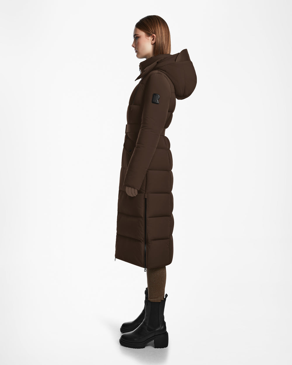 CALI Mocha Women's Long Down Puffer by RUDSAK Warm Water