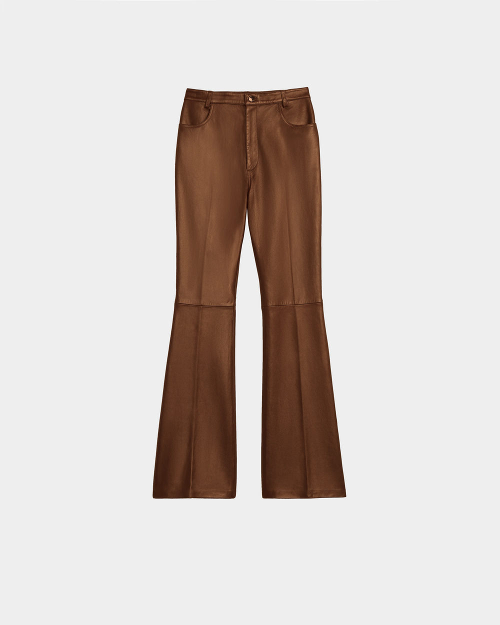 CARISSA Flare Leather Pants | Women's Antique Bronze RUDSAK – Rudsak