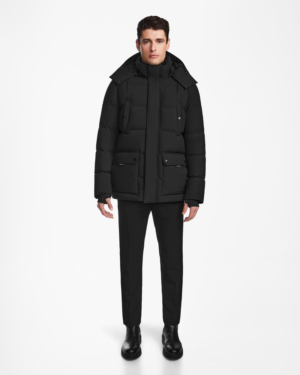 RUDSAK CARLOS Men's Down Parka Wind Water-Resistant Warmth