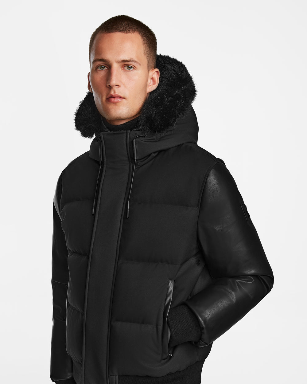 Men's Down Bomber DALLAS R Black RUDSAK – Rudsak