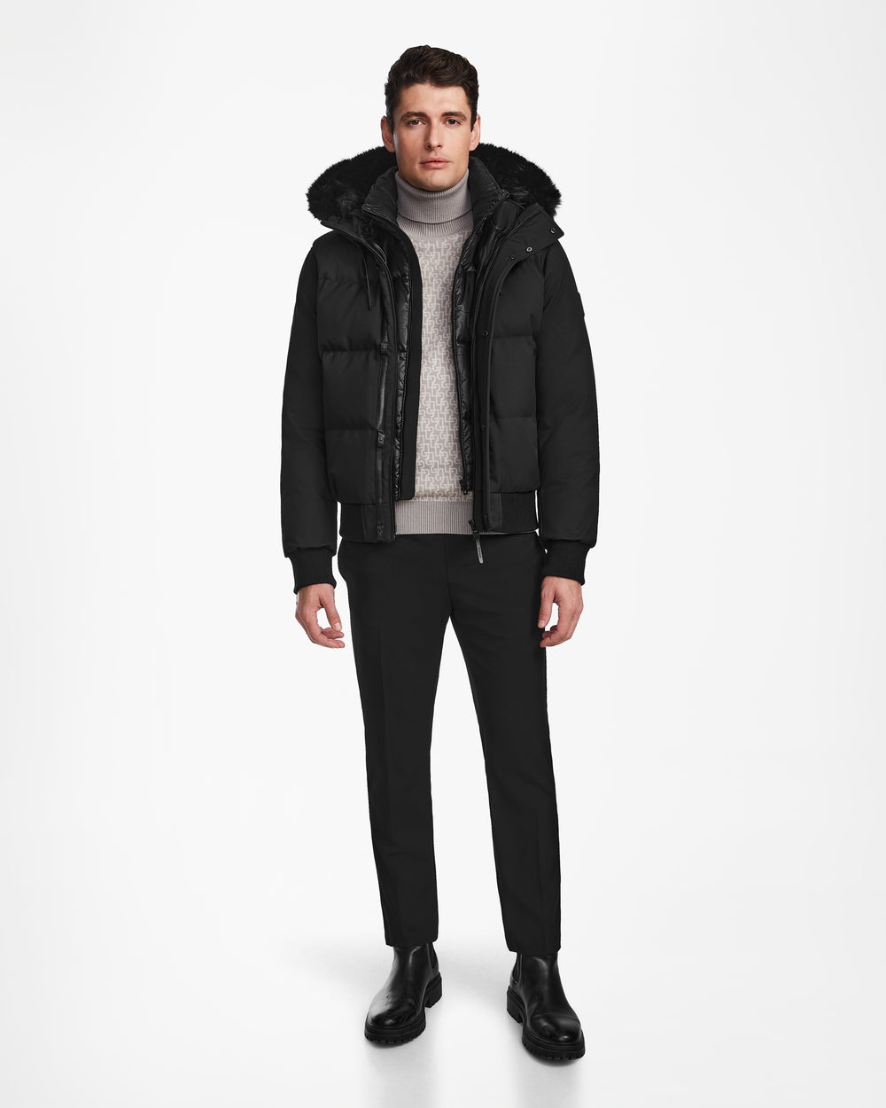 Men's Down Puffer DALLAS Black RUDSAK – Rudsak - Main Image