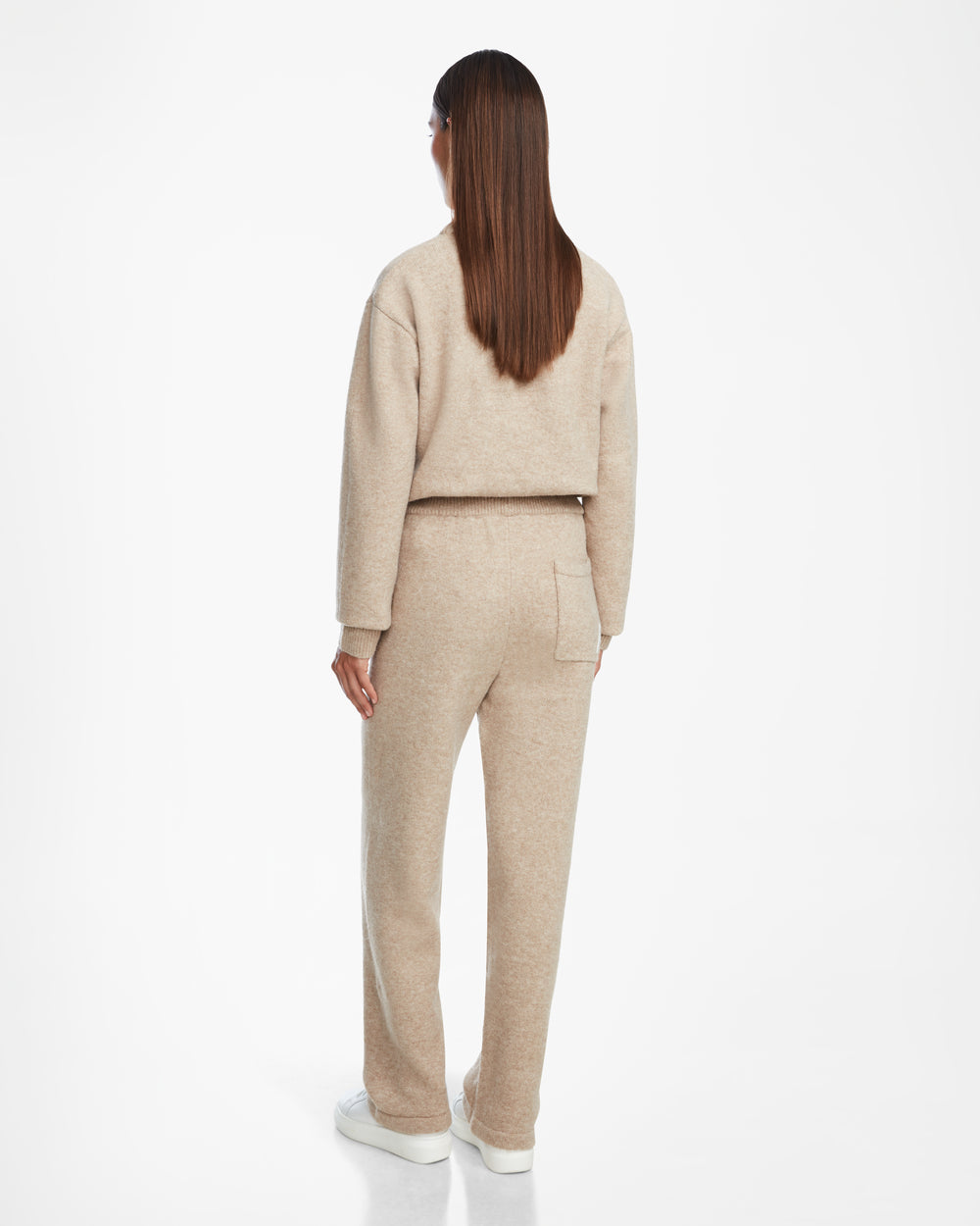 GEIGER Camel Unisex Knit Pants | Relaxed Fit & Lounging Comfort